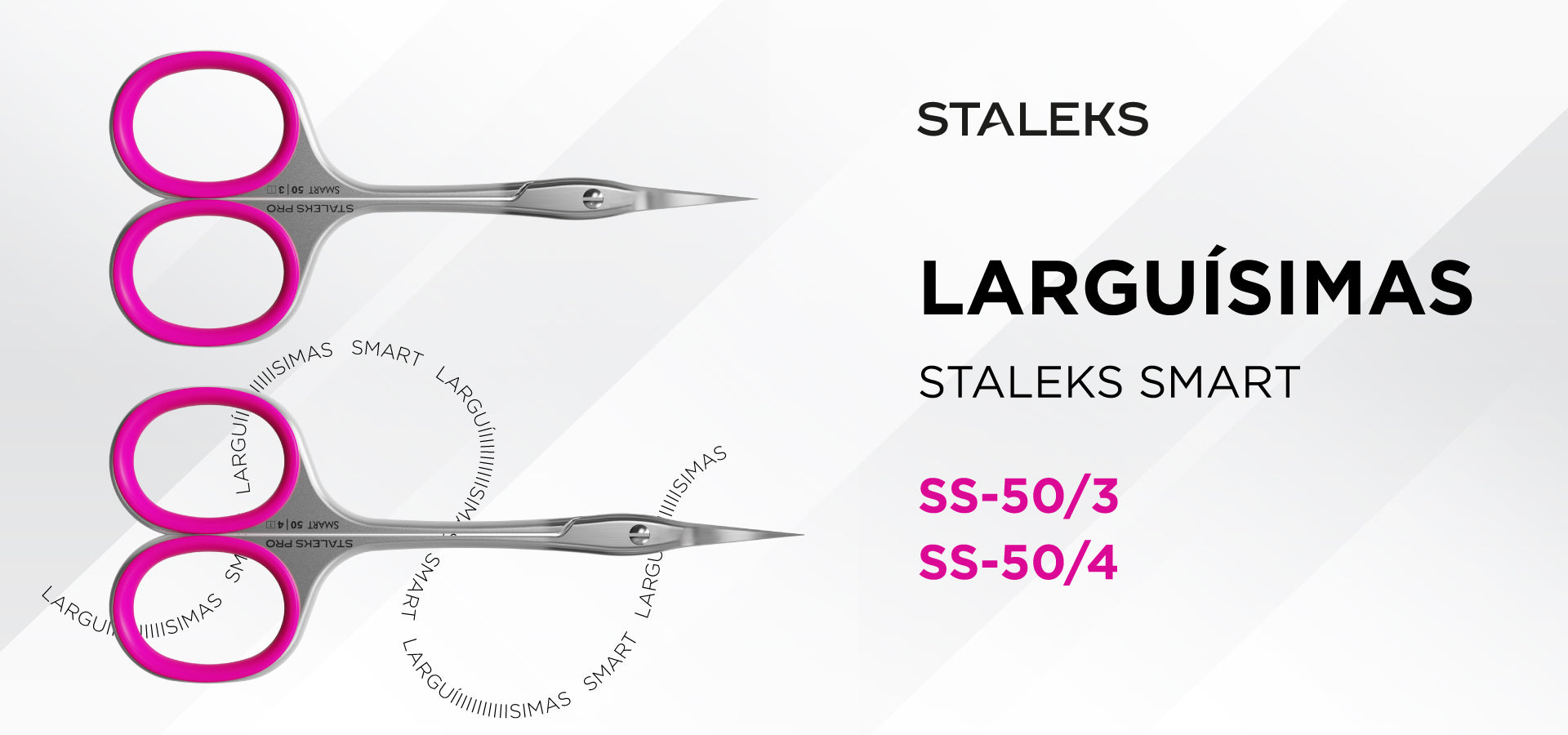 Tijeras Staleks Smart SS-50 - Larguísimas
