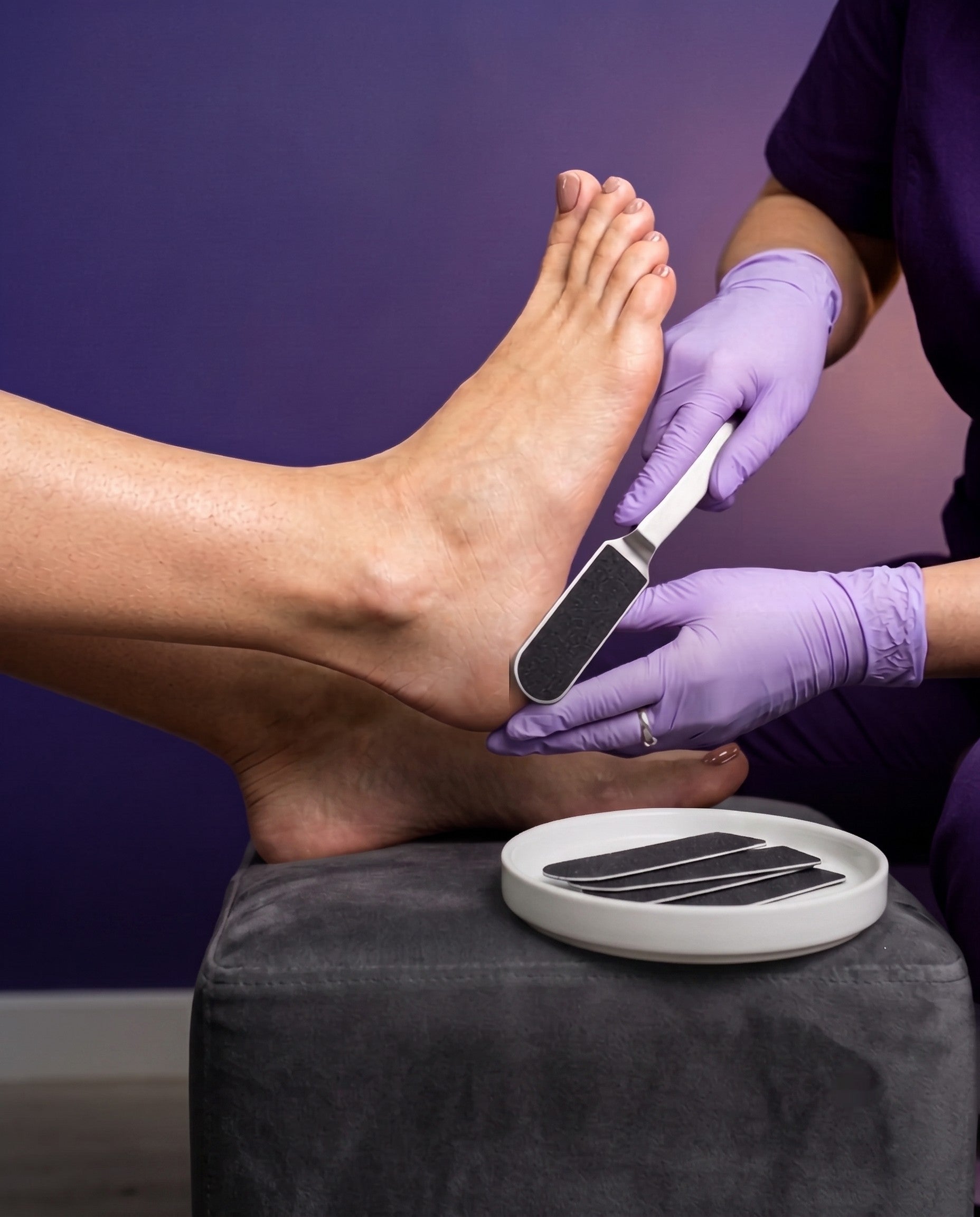 Pedicura profesional con lima STALEKS