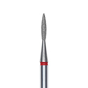 Fresa  de diamante flama roja. Diametro 1.6mm  (PCHELA)