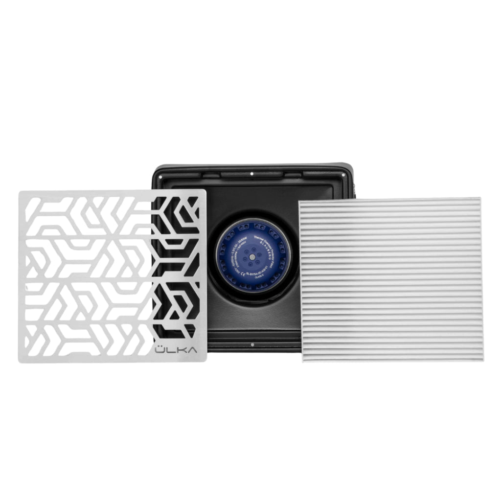 Extractor de polvo de mesa ÜLKA Premium en uso