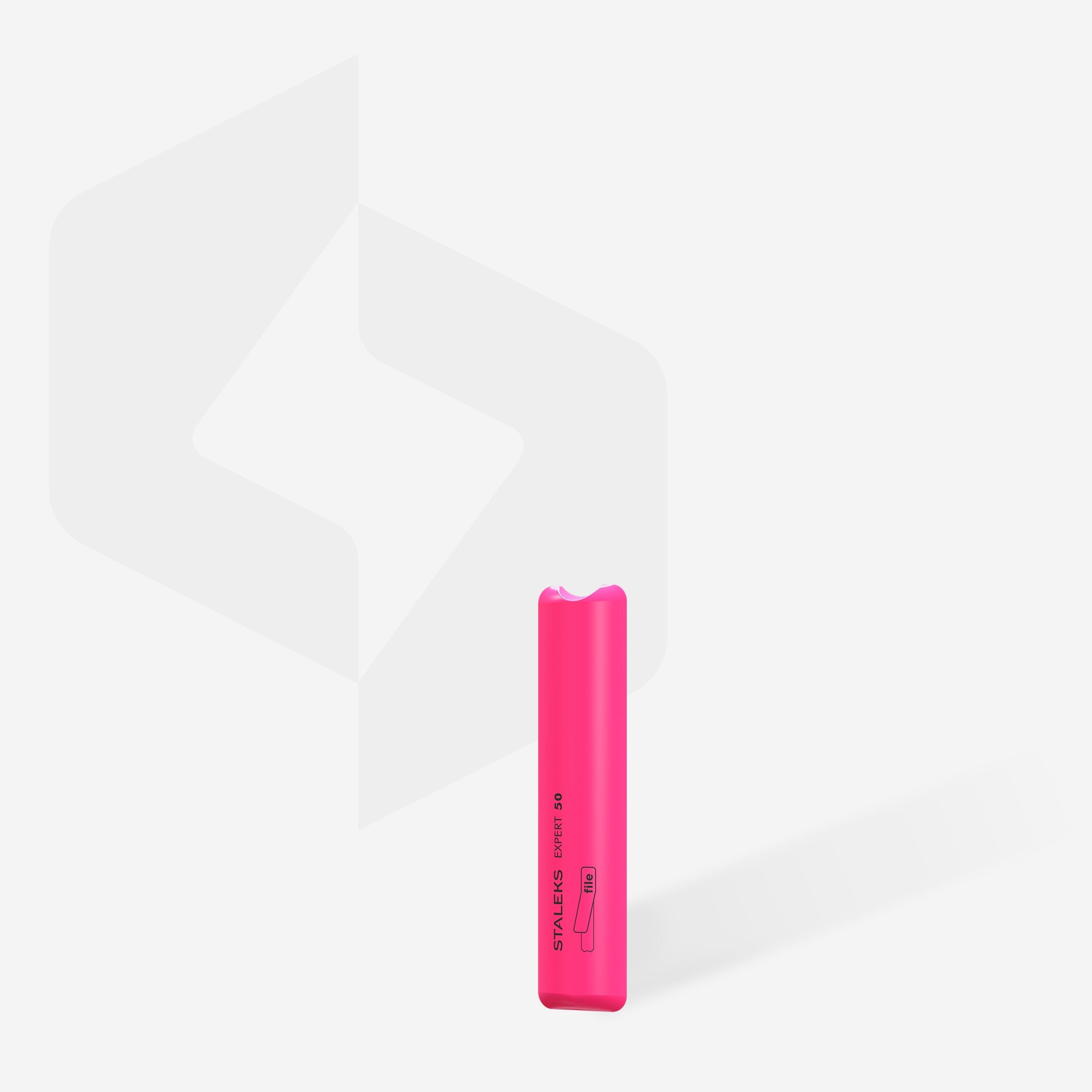 Base corta biselada de plástico para lima de uñas EXPERT 50