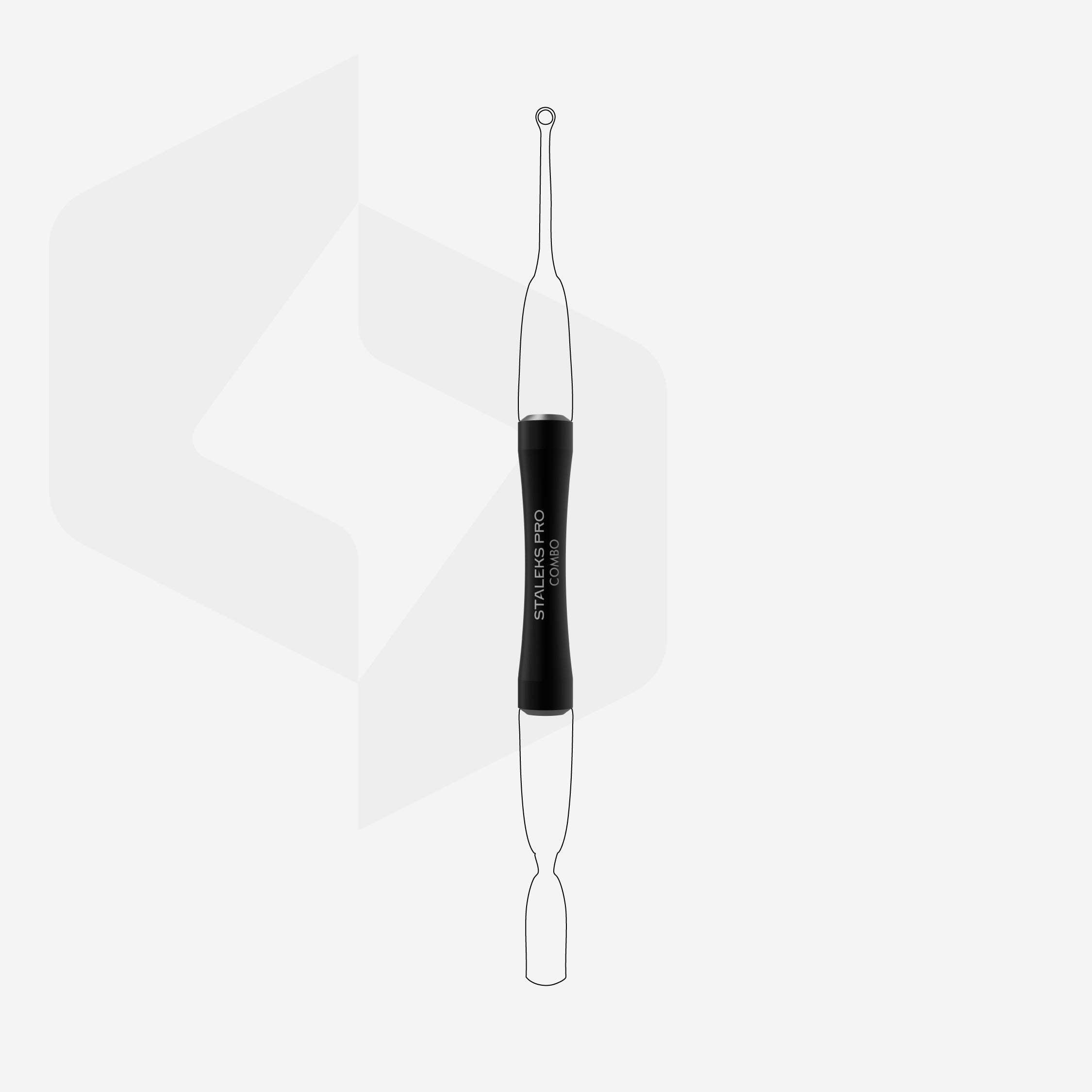 STALEKS UNIQ 10b Combo Handle of the pusher for replaceable working parts (black)