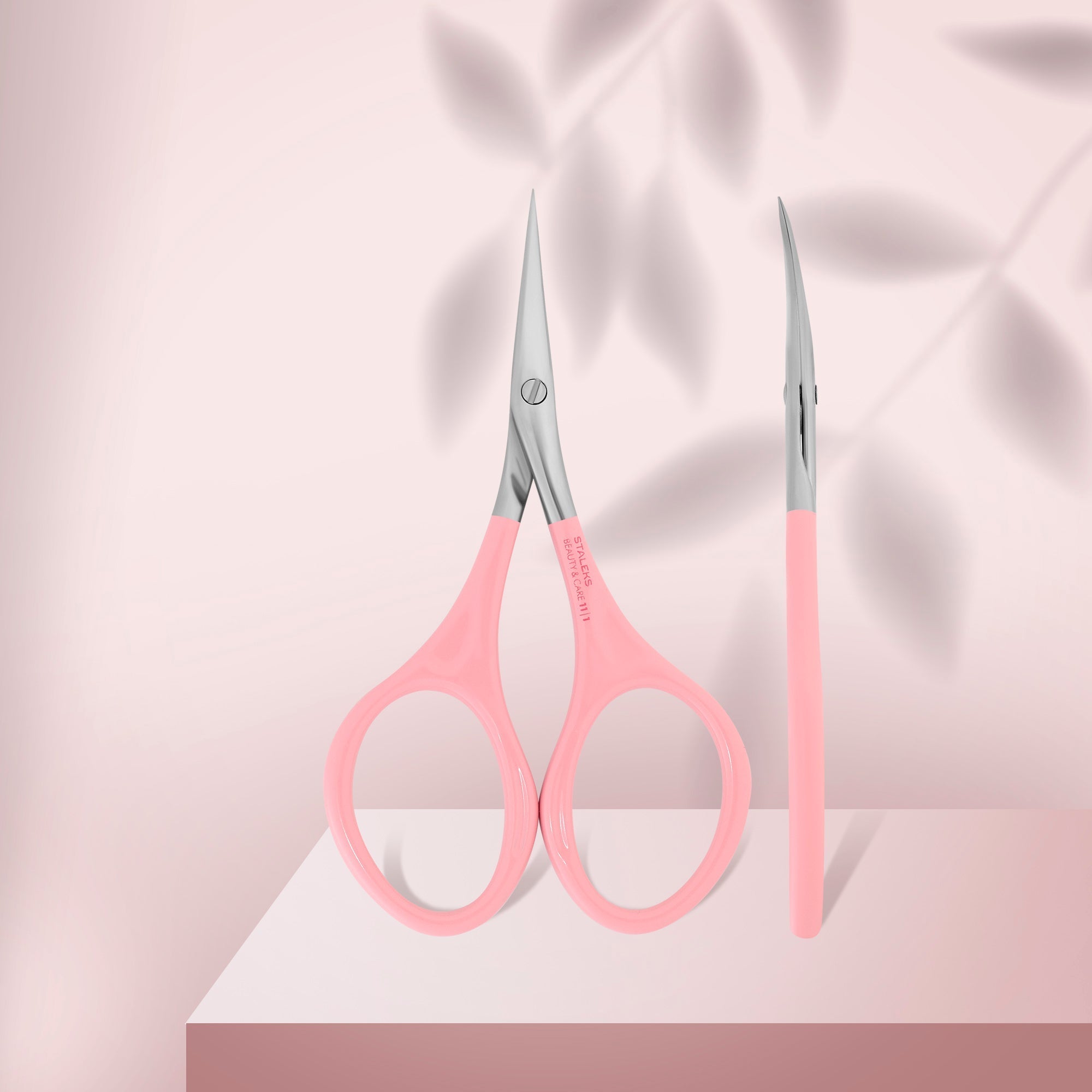 Tijeras para cutícula rosa BEAUTY & CARE 11 TYPE 1