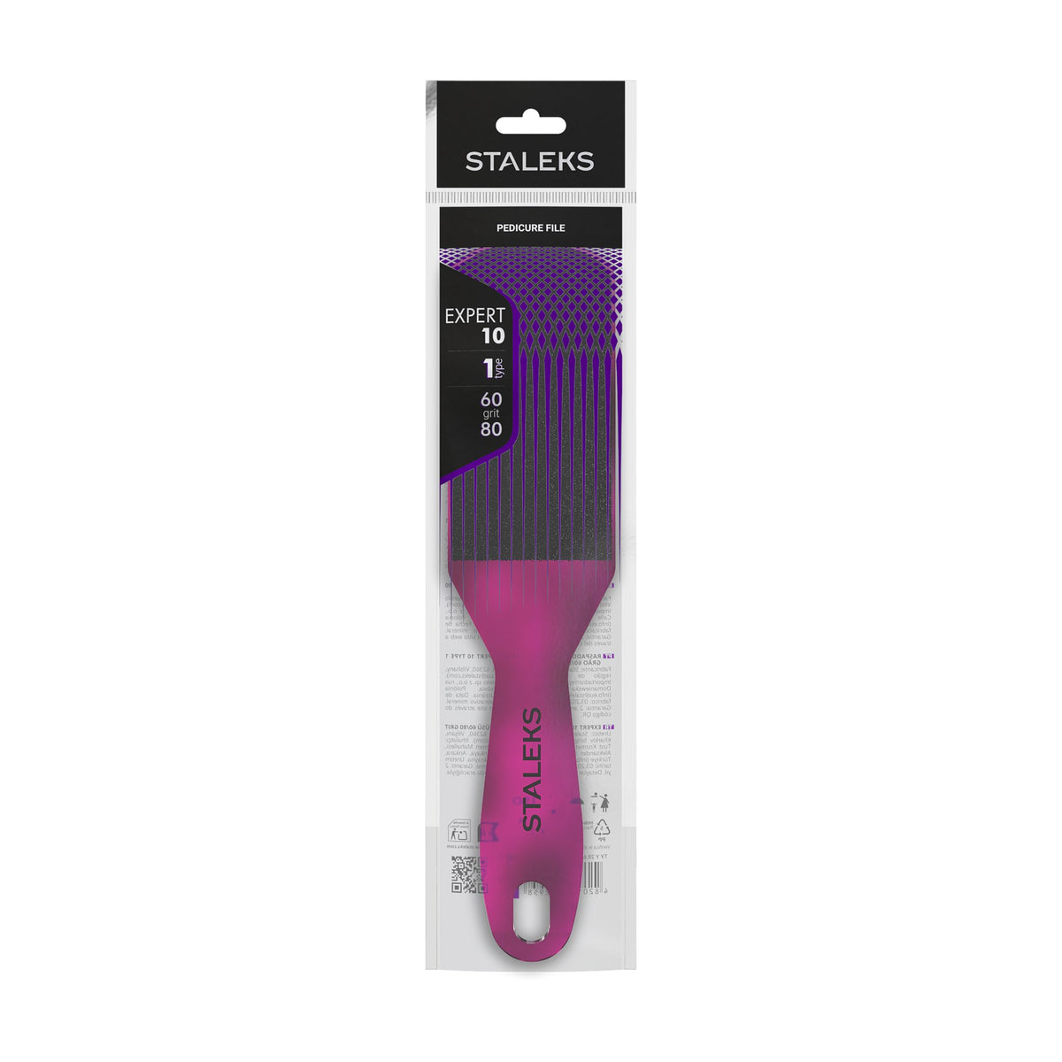 Lima de Pie Staleks Expert 10 Tipo 1 — Grano 60/80 en su empaque original