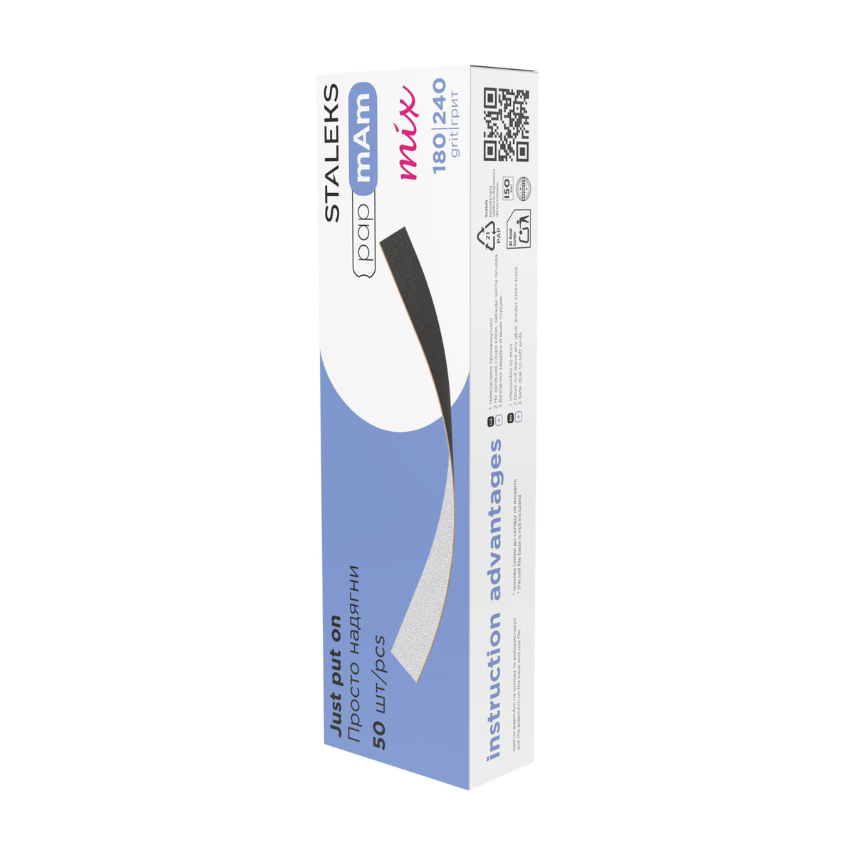 Limas Descartables papmAm Mix Staleks Expert 22 — Grano 180/240 en su empaque original