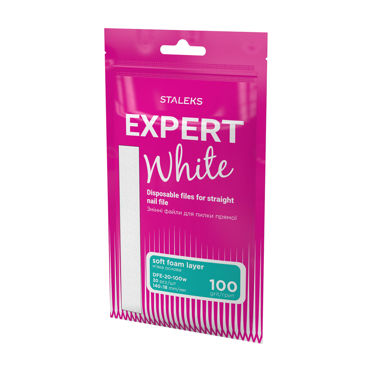 Limas Descartables Staleks Expert 20 — Grano 100 — presentación