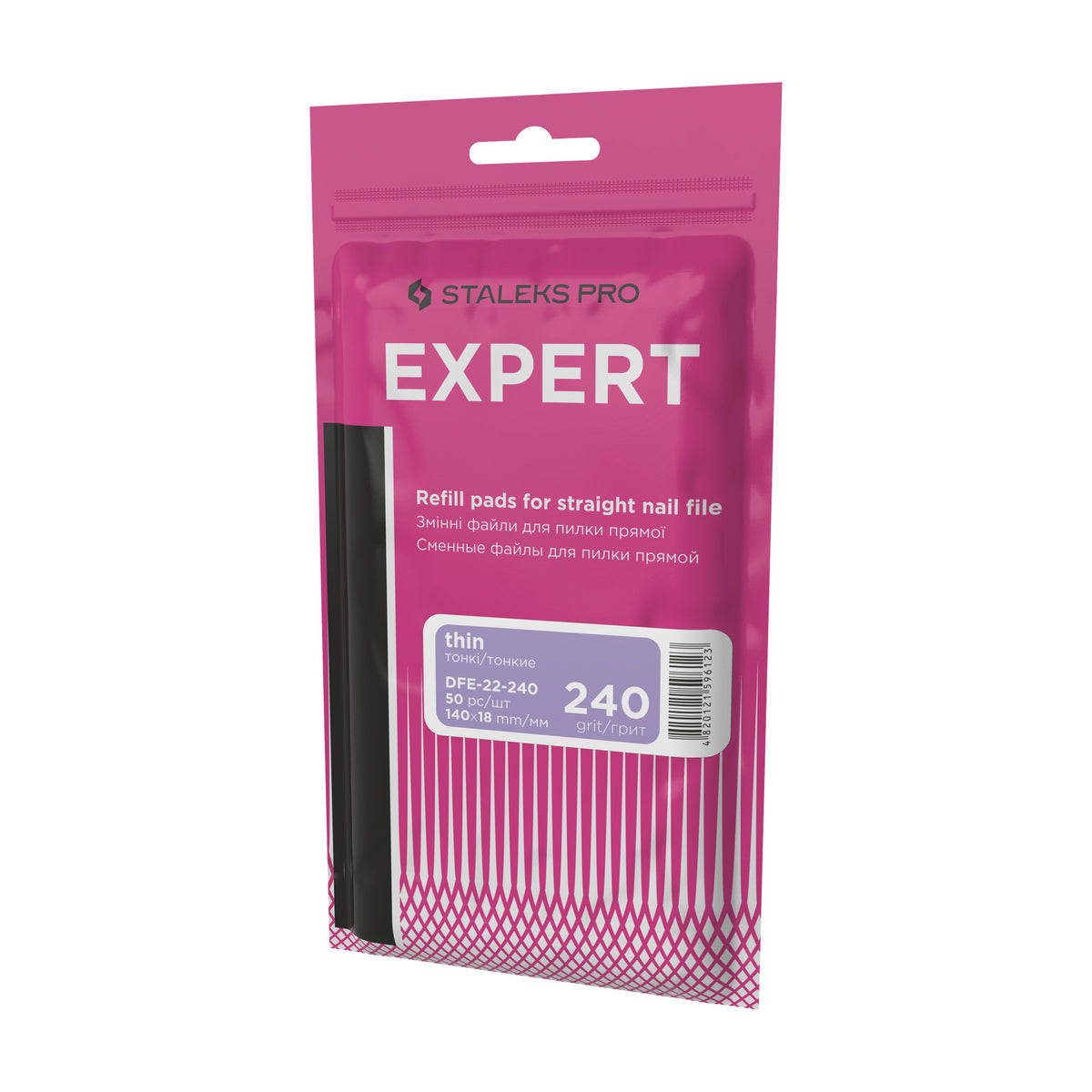 Limas Descartables Rectas Finas Staleks Expert 22 — Grano 240 — presentación (3)