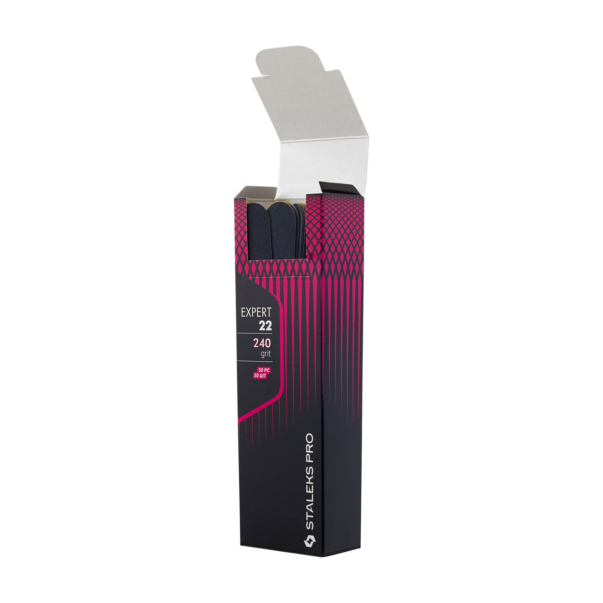 Limas Descartables Rectas Finas Staleks Expert 22 — Grano 240 en su empaque original