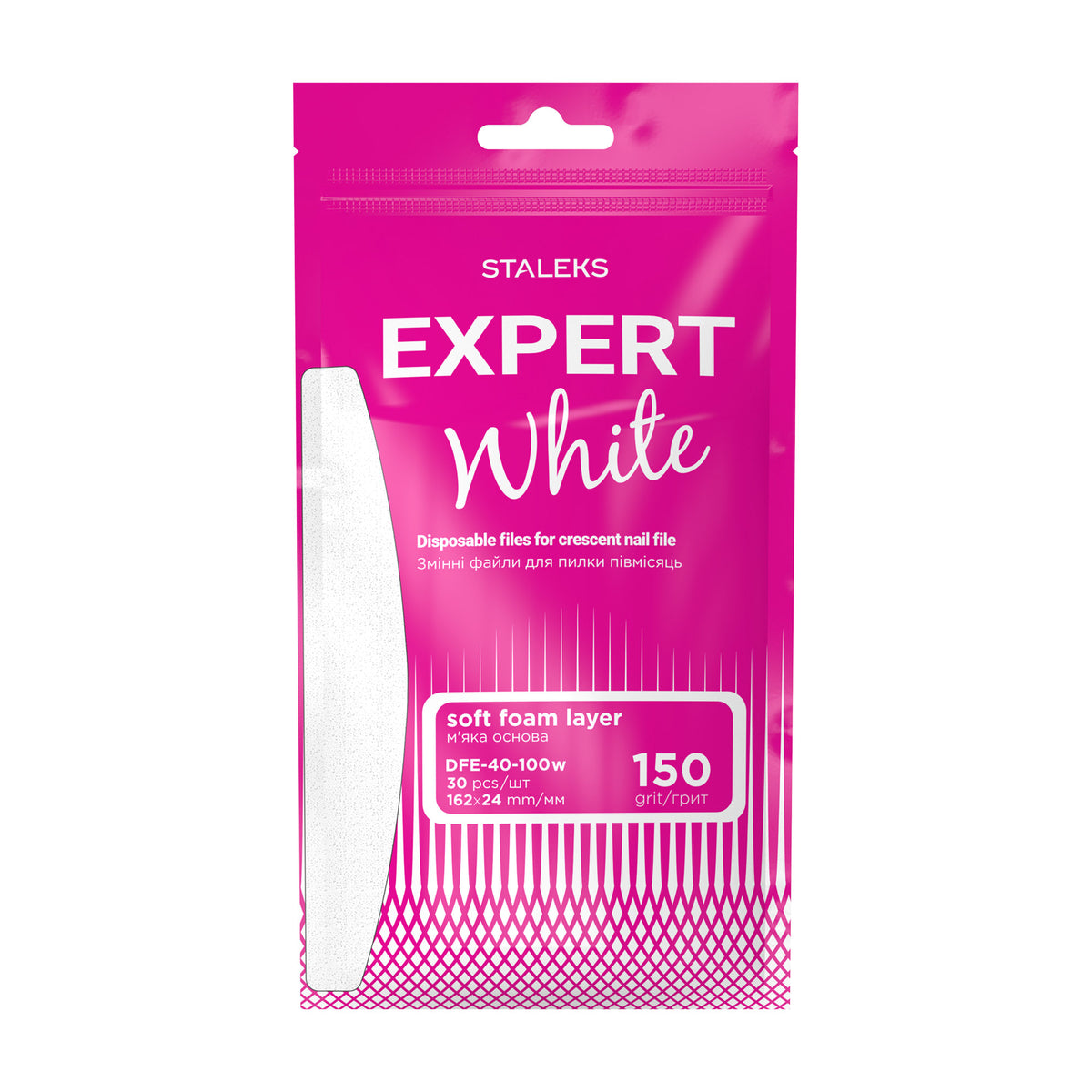 Limas Descartables Media Luna Staleks Expert 40 — Grano 150