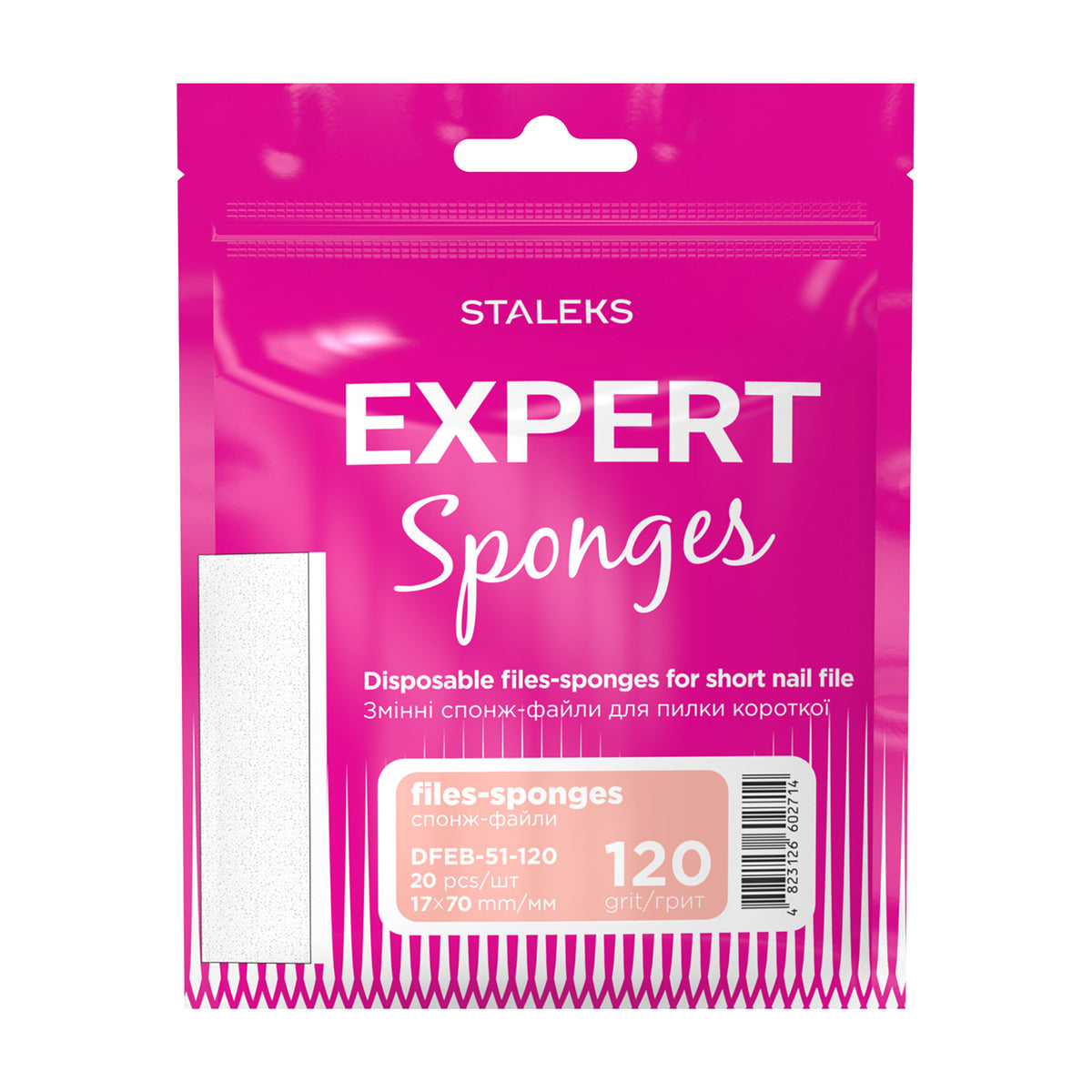 Limas Esponja Descartables Staleks Expert 51 — Grano 120
