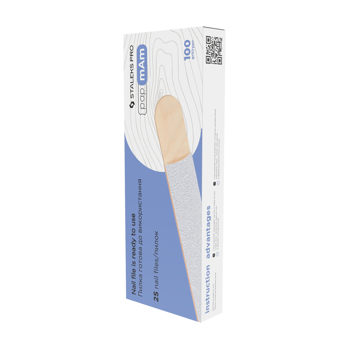 Limas Descartables papmAm Madera Staleks Expert 22 — Grano 100
