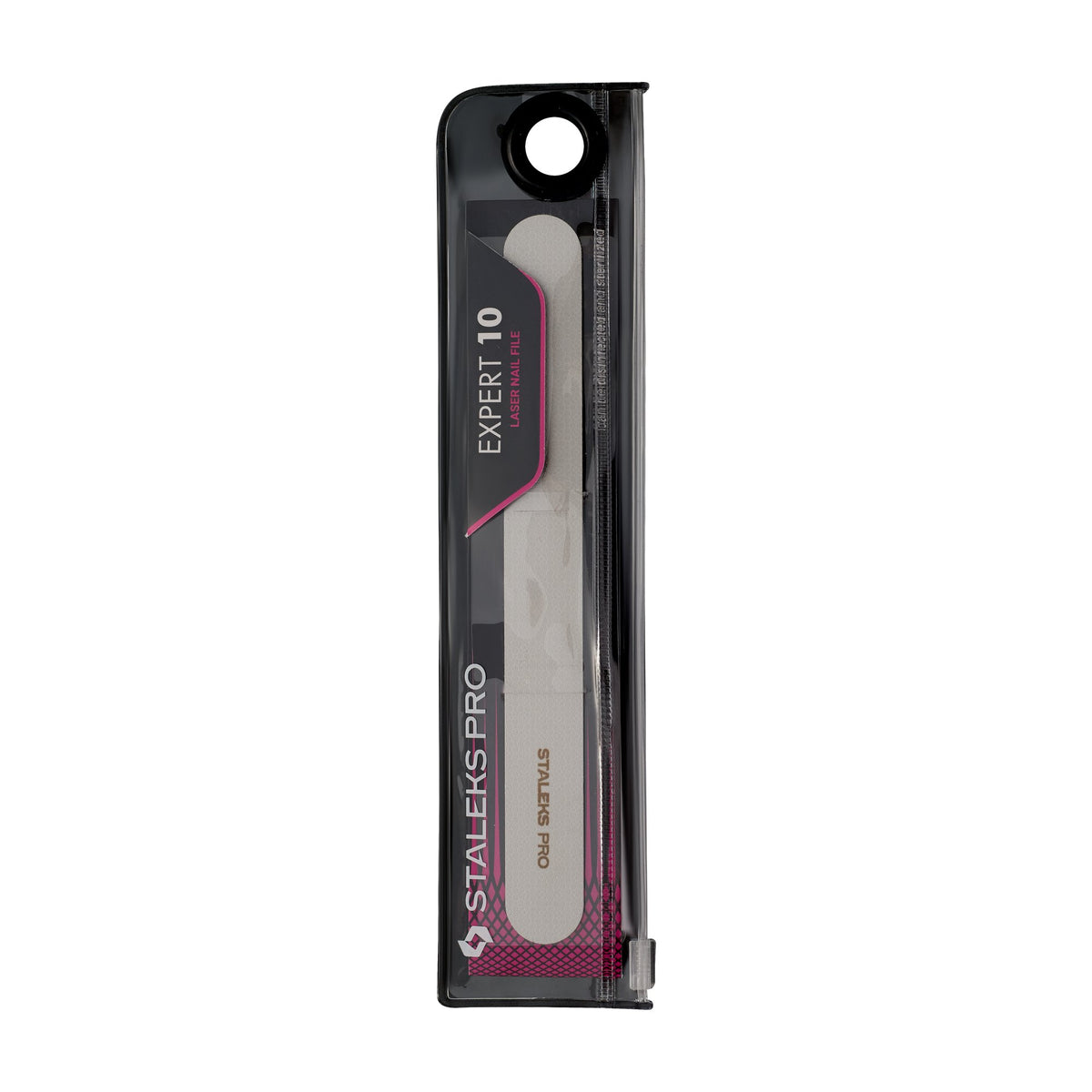 Lima Láser Ancha Recta Staleks Expert 10 — 165 mm en su empaque original