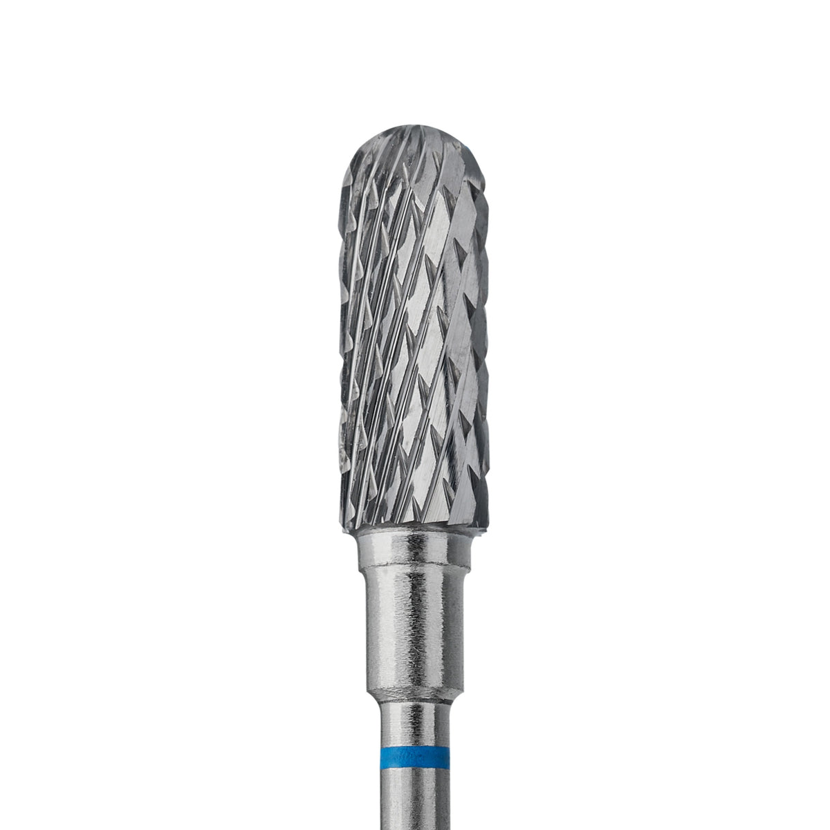 Fresa Cilindro Redondeado Azul Staleks Expert — 5 mm