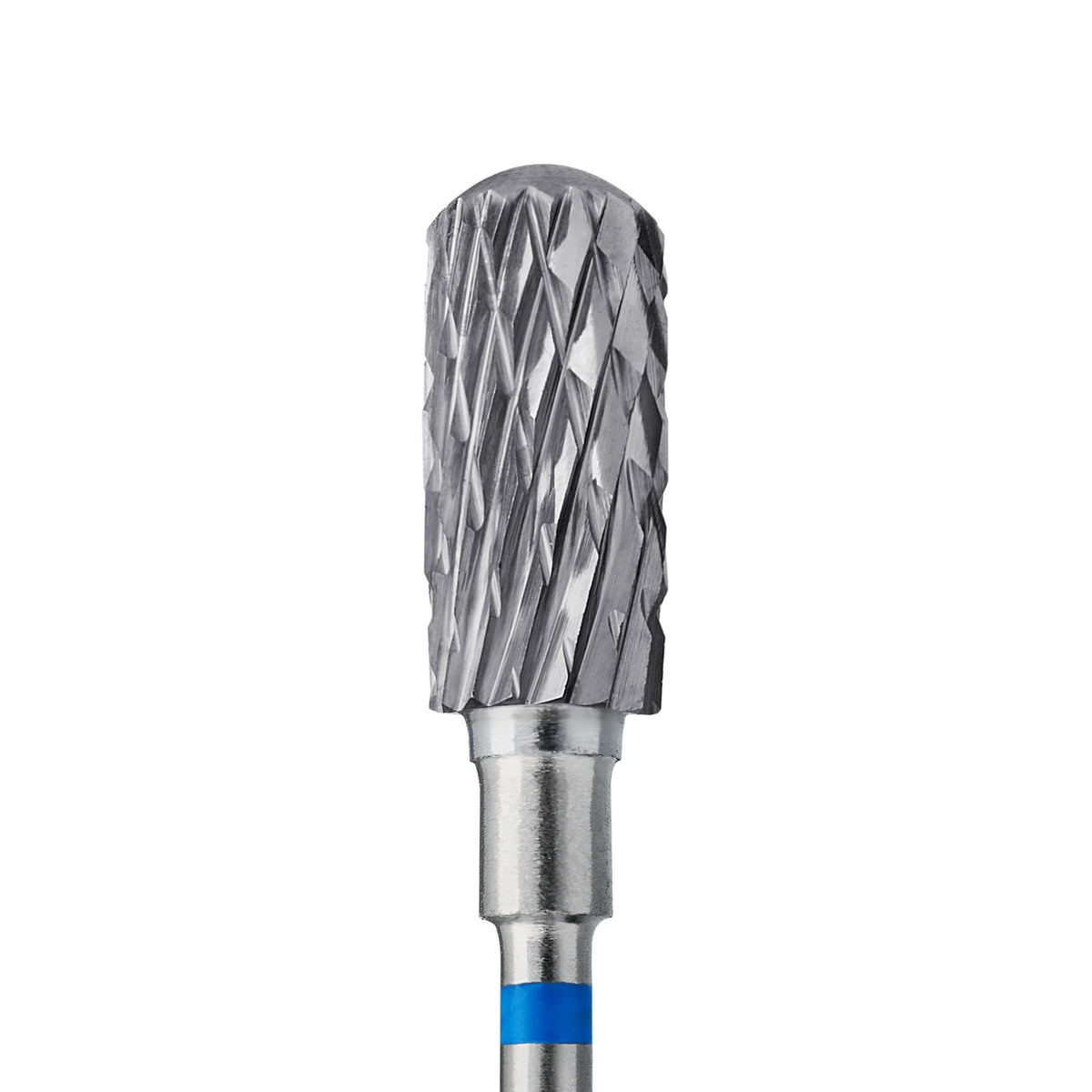 Fresa Cilindro Redondeado Azul Staleks Expert — 6 mm