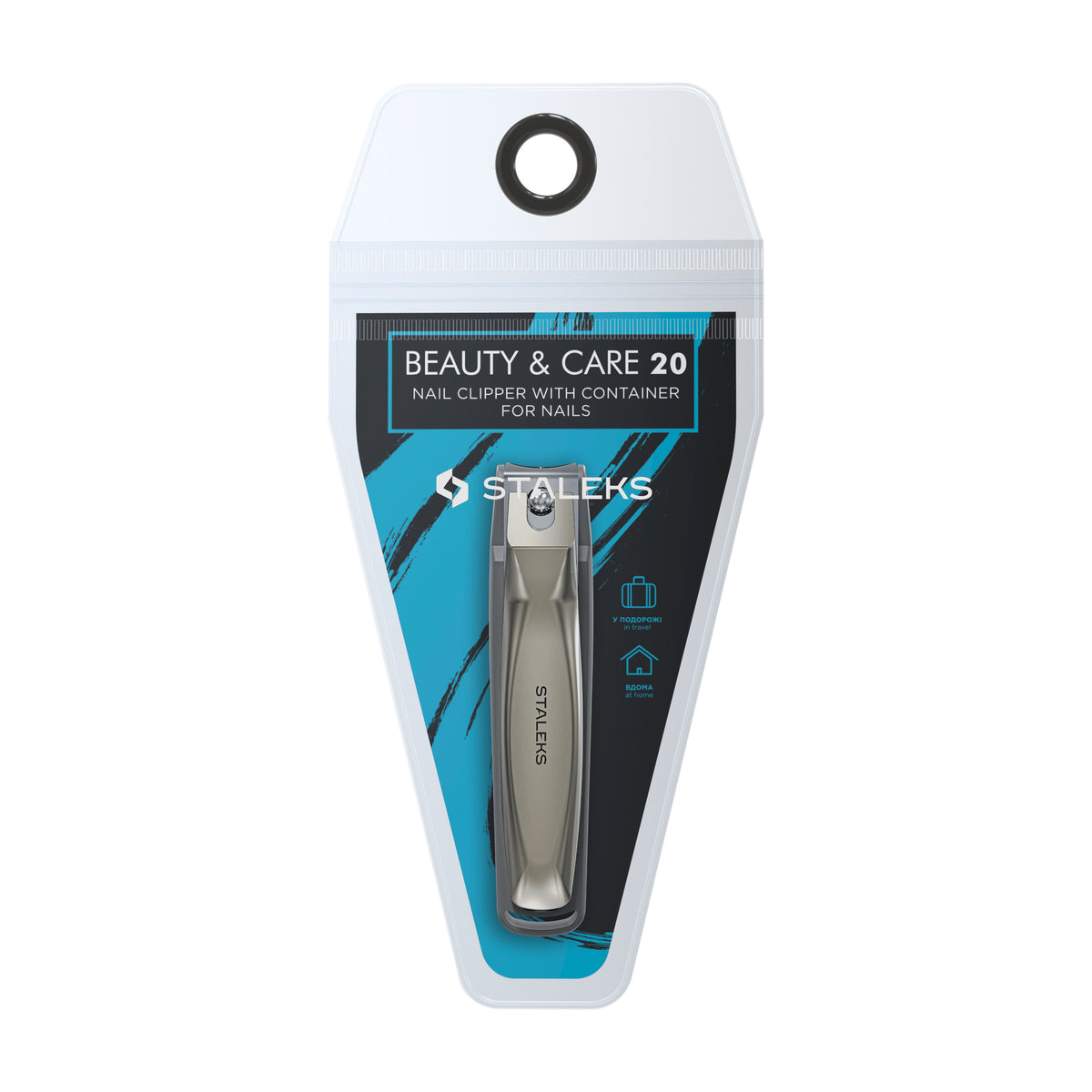 Cortaúñas con Recipiente Staleks Beauty & Care 20 en su empaque original