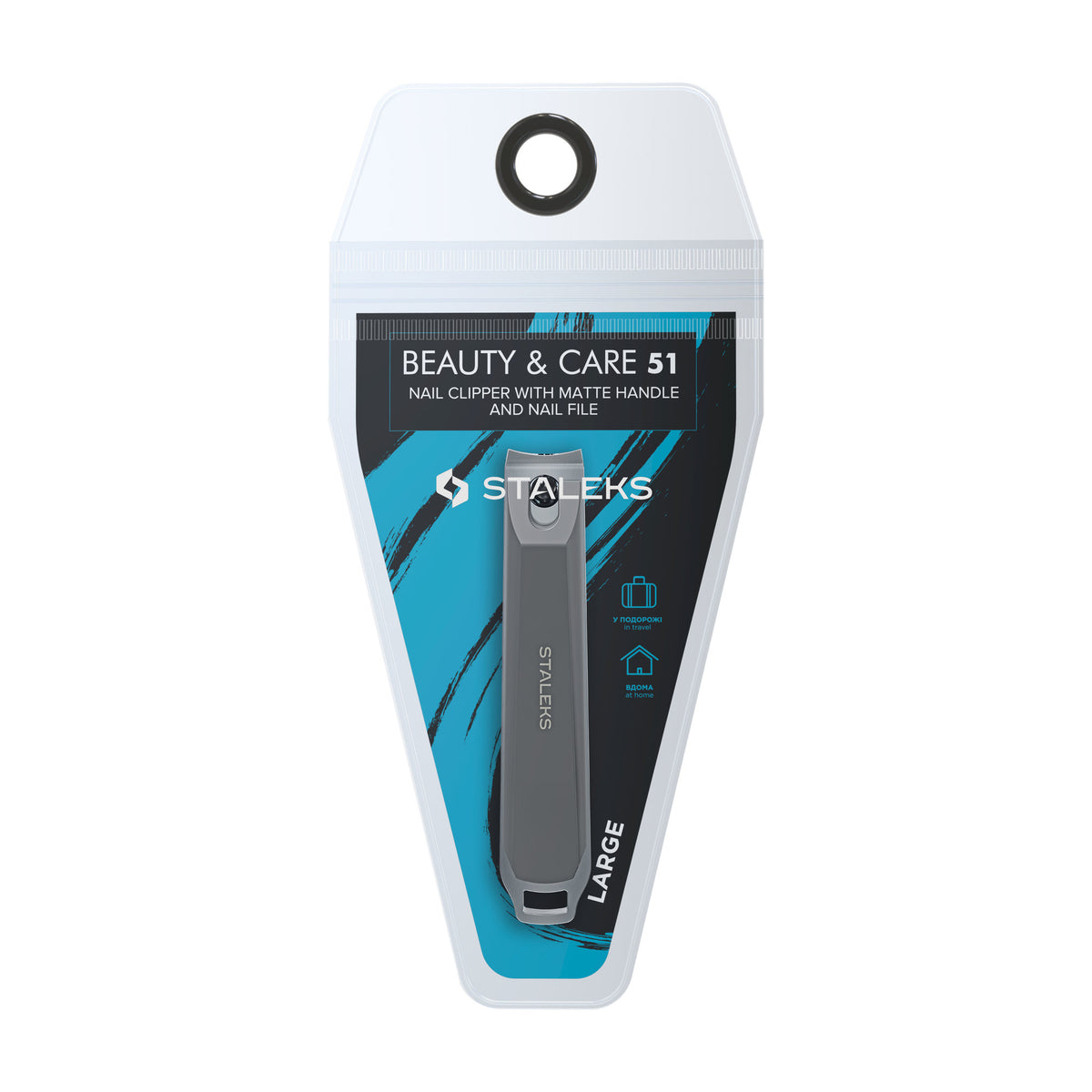Cortaúñas Staleks Beauty & Care 51 — Grande, Mango Mate y Lima en su empaque original