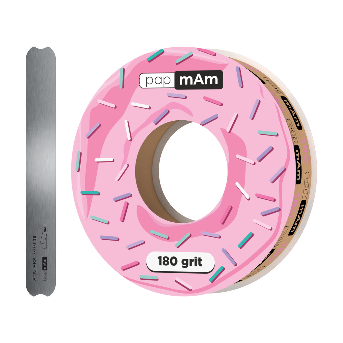Kit Base Metálica EXPERT 20 + Repuesto Cinta papmAm grano 180
