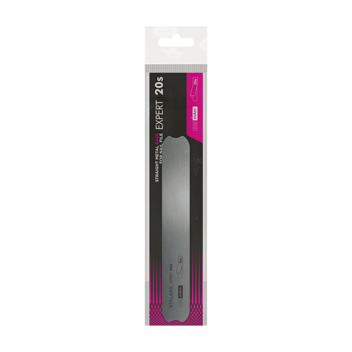 Base Metálica Recta Staleks Expert 20 — 130 mm en su empaque original