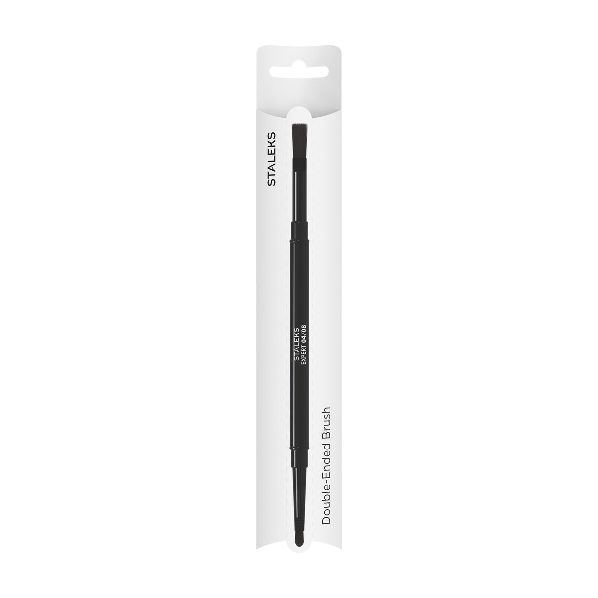 Pincel Doble para Gel Staleks Expert 04/08 en su empaque original