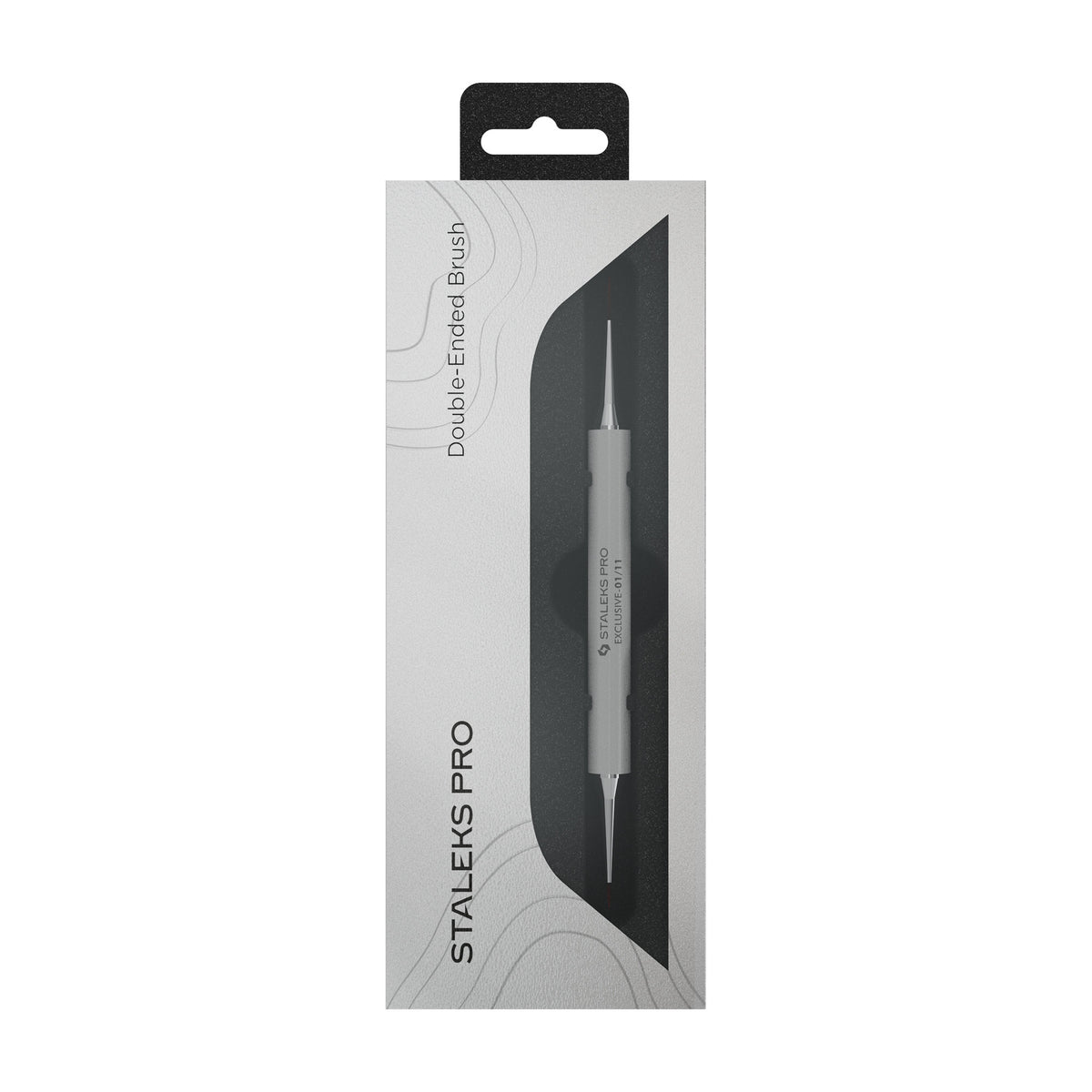 Pincel Liner Doble 7 y 12 mm Staleks Exclusive 01/11 en su empaque original