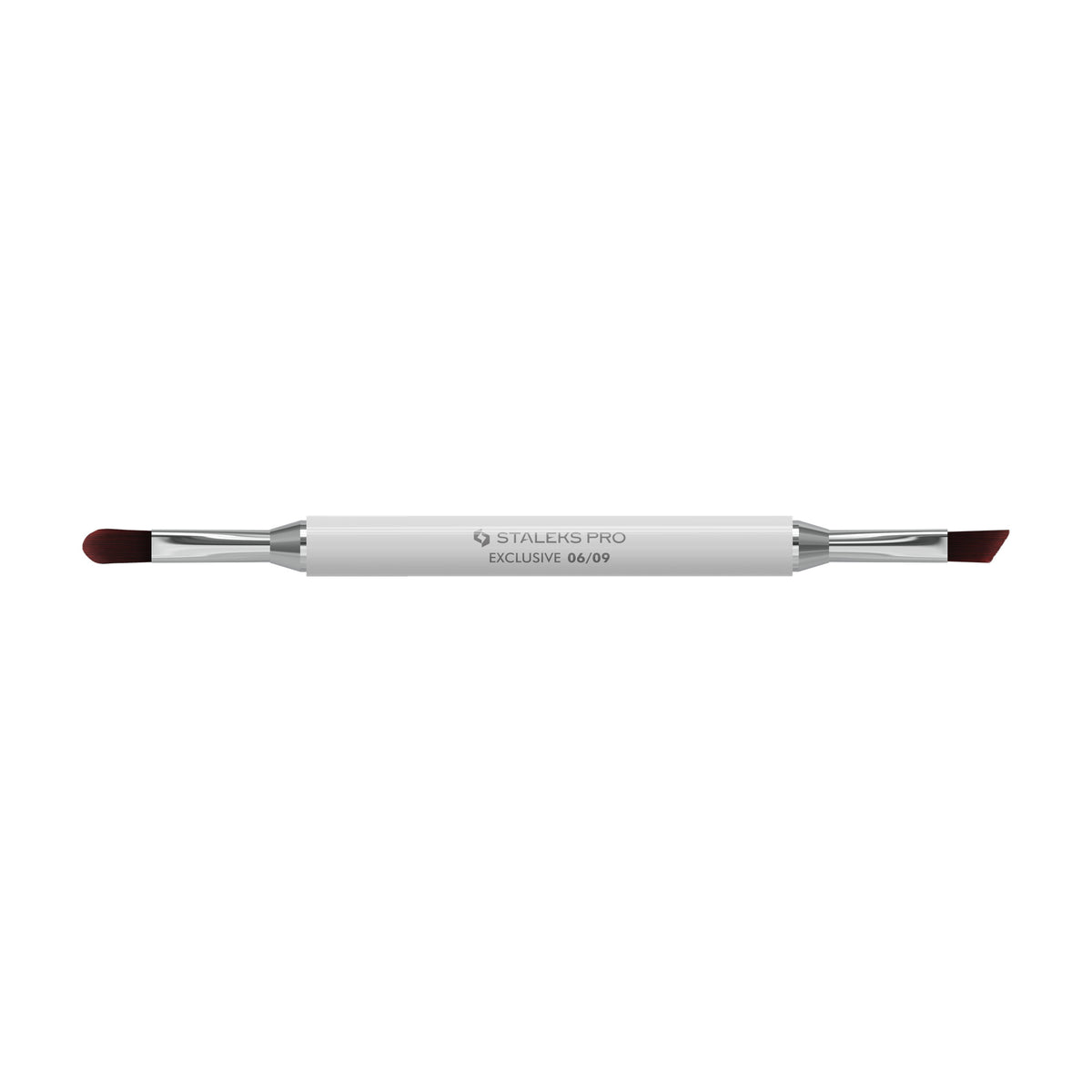 Pincel Doble Gel Oval y Biselado Staleks Exclusive 06/09