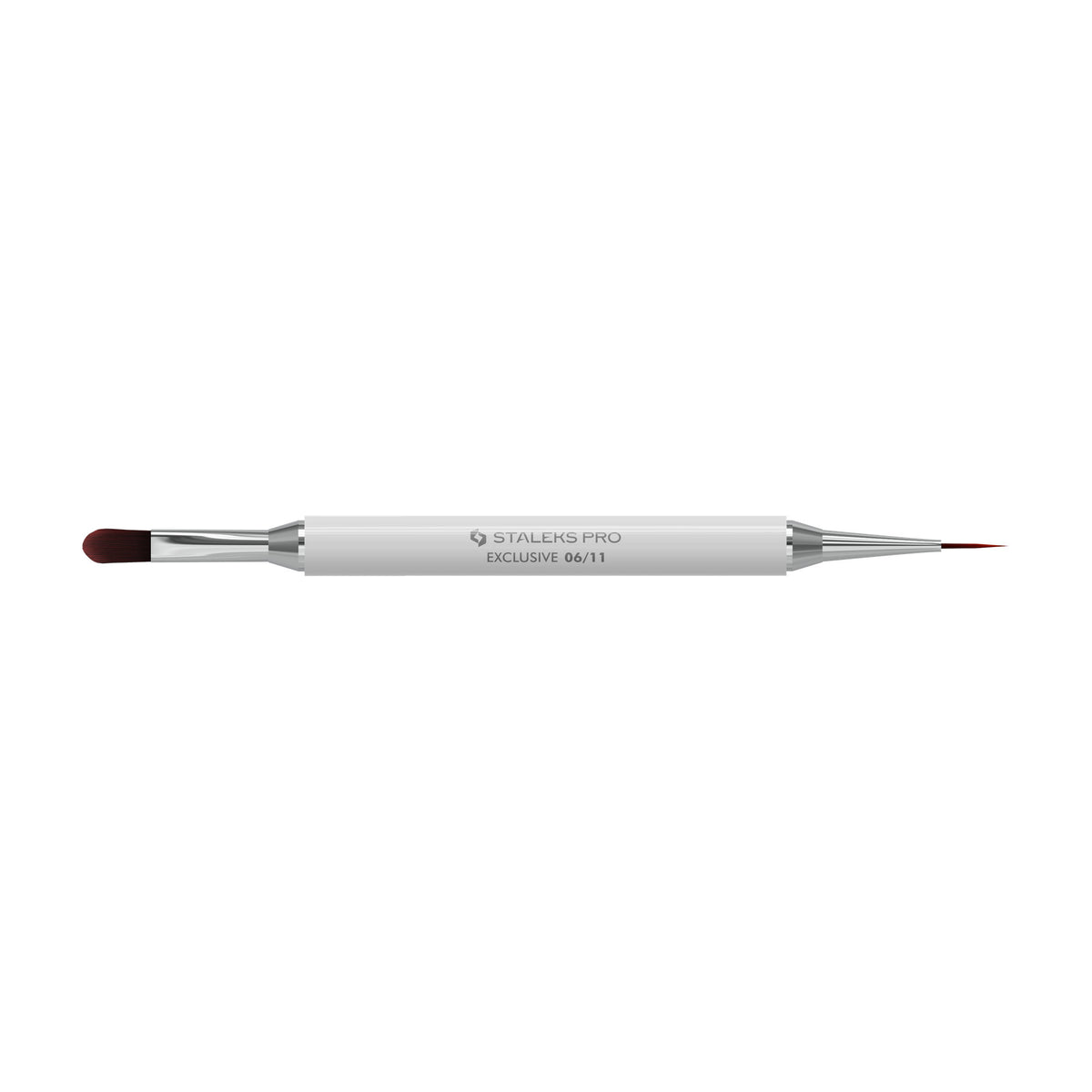 Pincel Doble para Gel y Liner Staleks Exclusive 06/11