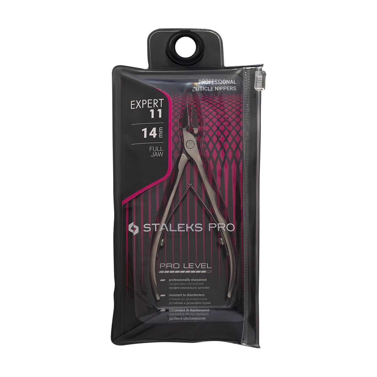 Alicate para Cutícula Staleks Expert 11 — Hoja 14 mm en su empaque original (5)