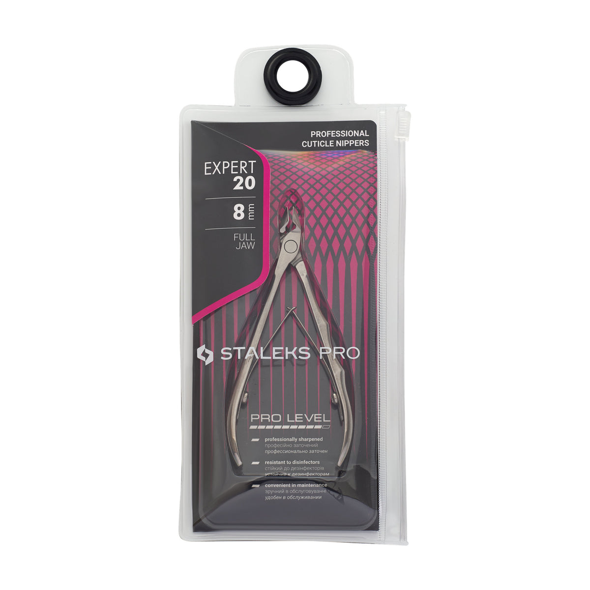 Alicate para Cutícula Staleks Expert 20 — Hoja 8 mm en su empaque original