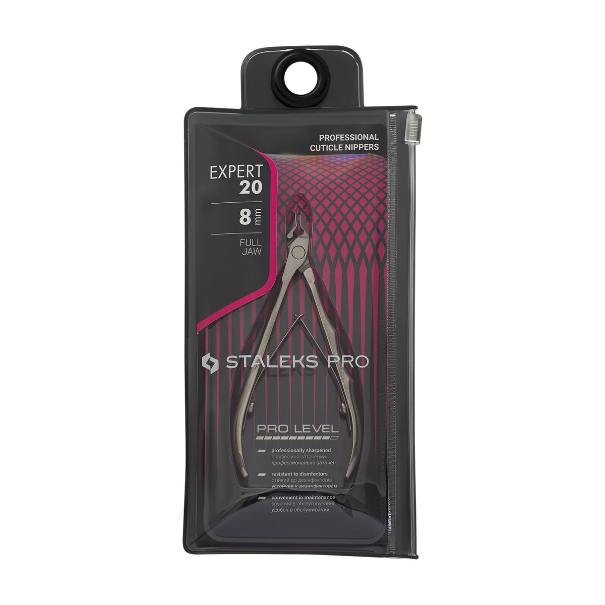 Alicate para Cutícula Staleks Expert 20 — Hoja 8 mm en su empaque original (6)