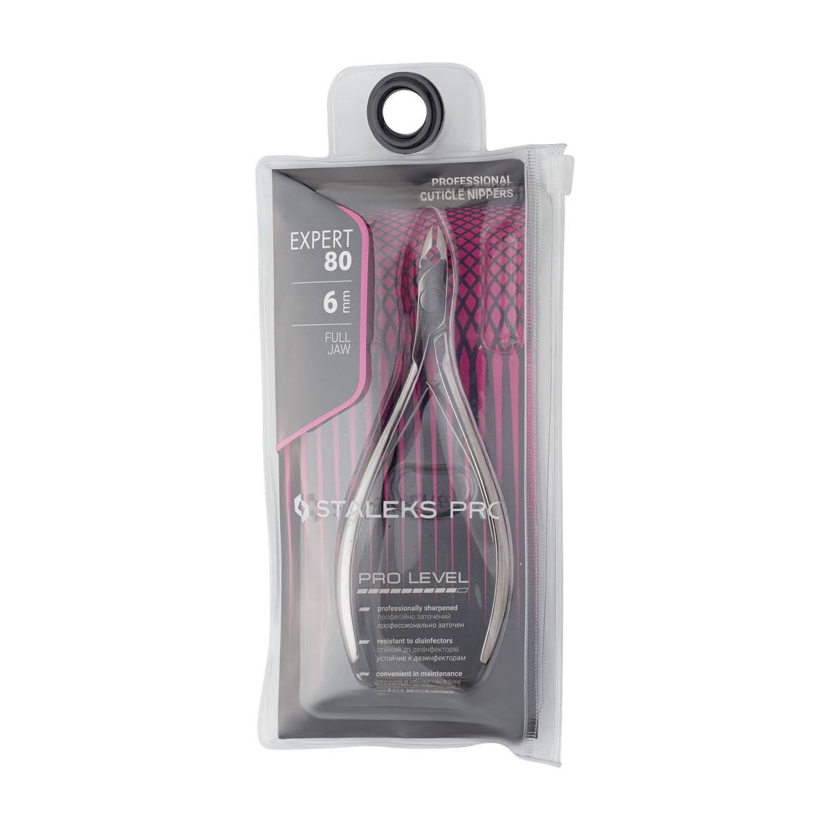 Alicate para Cutícula Staleks Expert 80 — Hoja 6 mm en su empaque original