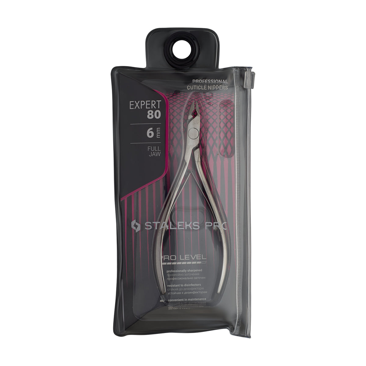 Alicate para Cutícula Staleks Expert 80 — Hoja 6 mm en su empaque original (6)