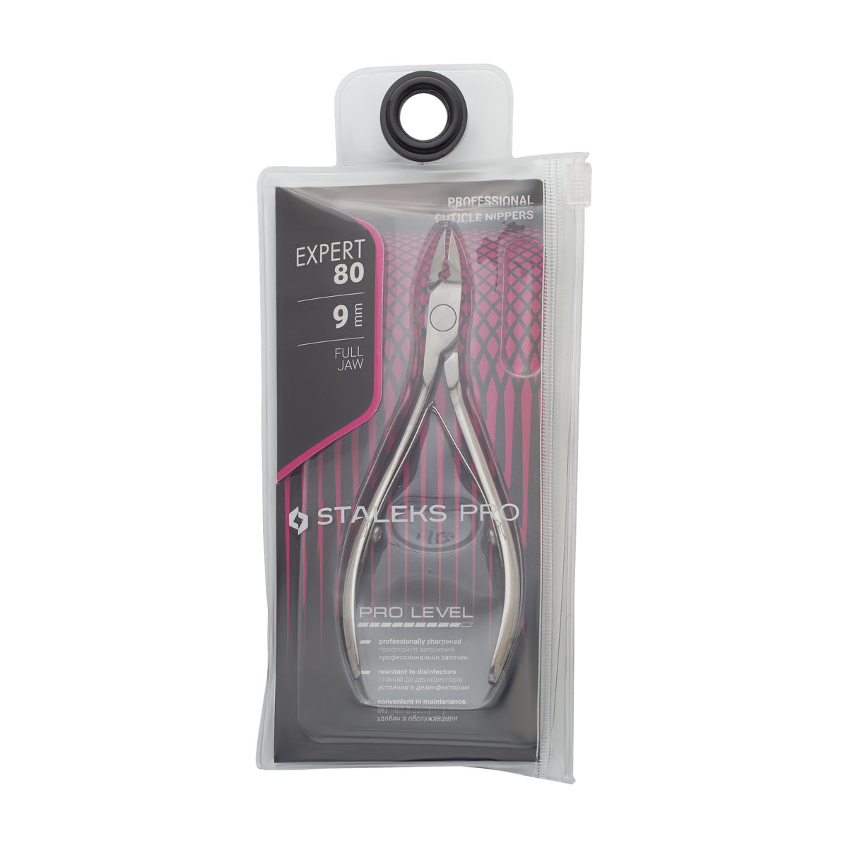 Alicate para Cutícula Staleks Expert 80 — Hoja 9 mm en su empaque original