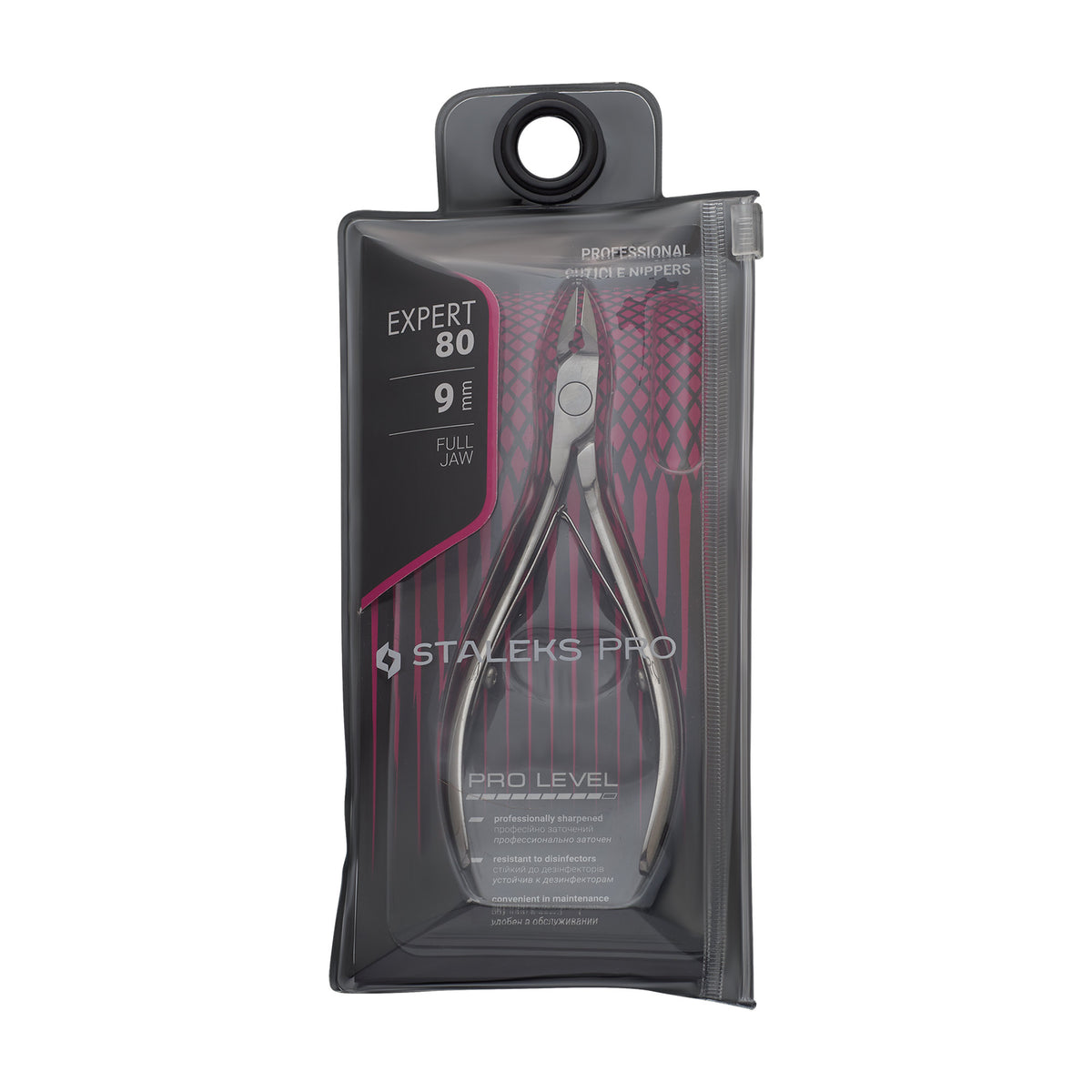 Alicate para Cutícula Staleks Expert 80 — Hoja 9 mm en su empaque original (5)
