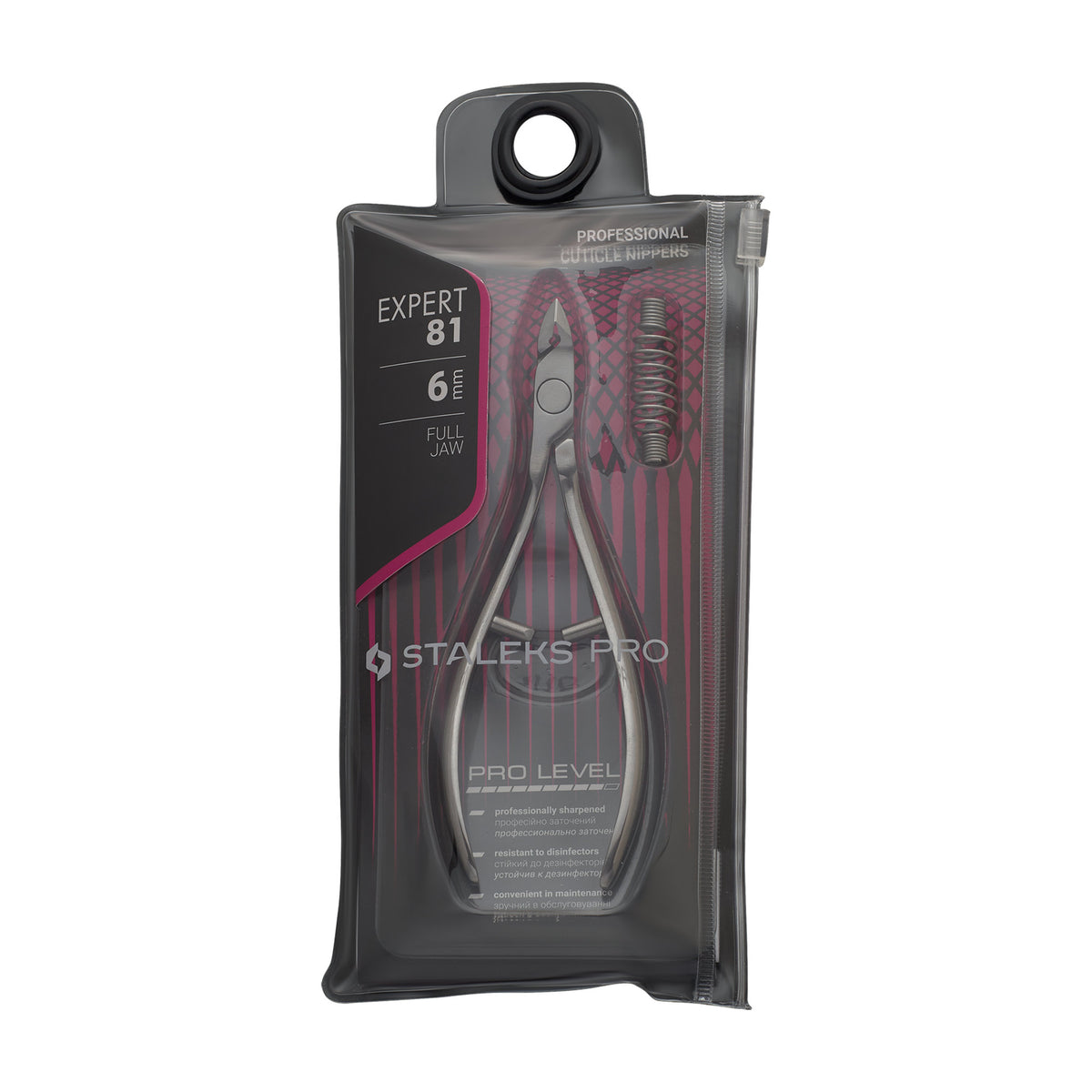 Alicate para Cutícula Staleks Expert 81 — Hoja 6 mm en su empaque original