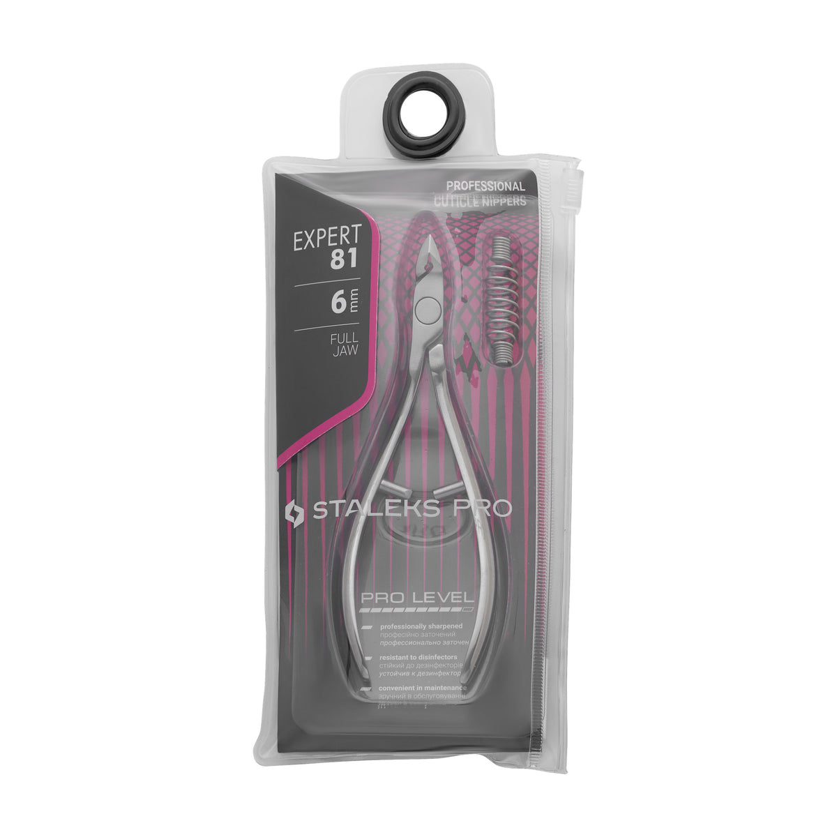 Alicate para Cutícula Staleks Expert 81 — Hoja 6 mm en su empaque original (6)