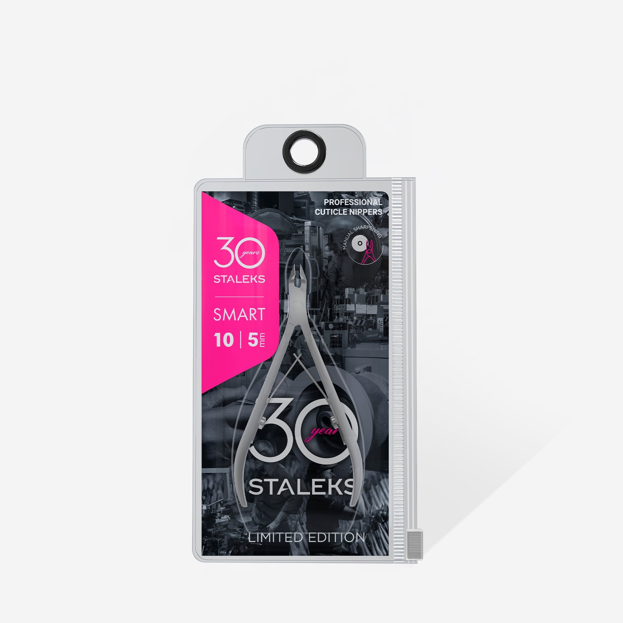 STALEKS SMART 10 Professional cuticle nippers, 5 mm | 30 Years Limited Edition