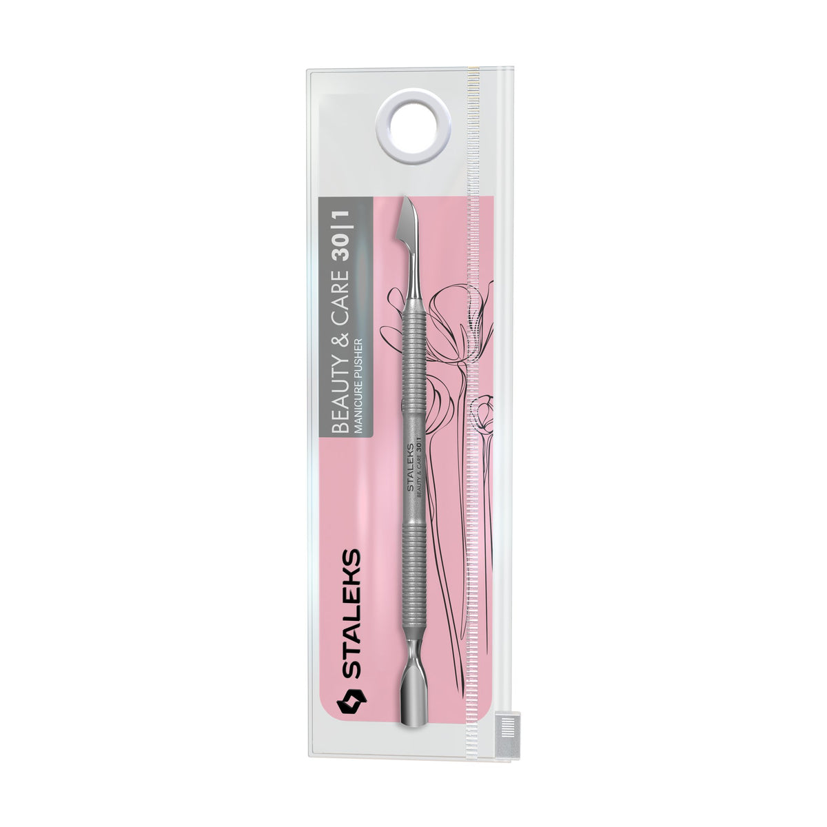 Repujador Estrecho con Limpiador Staleks Beauty & Care 30 Tipo 1 en su empaque original (6)