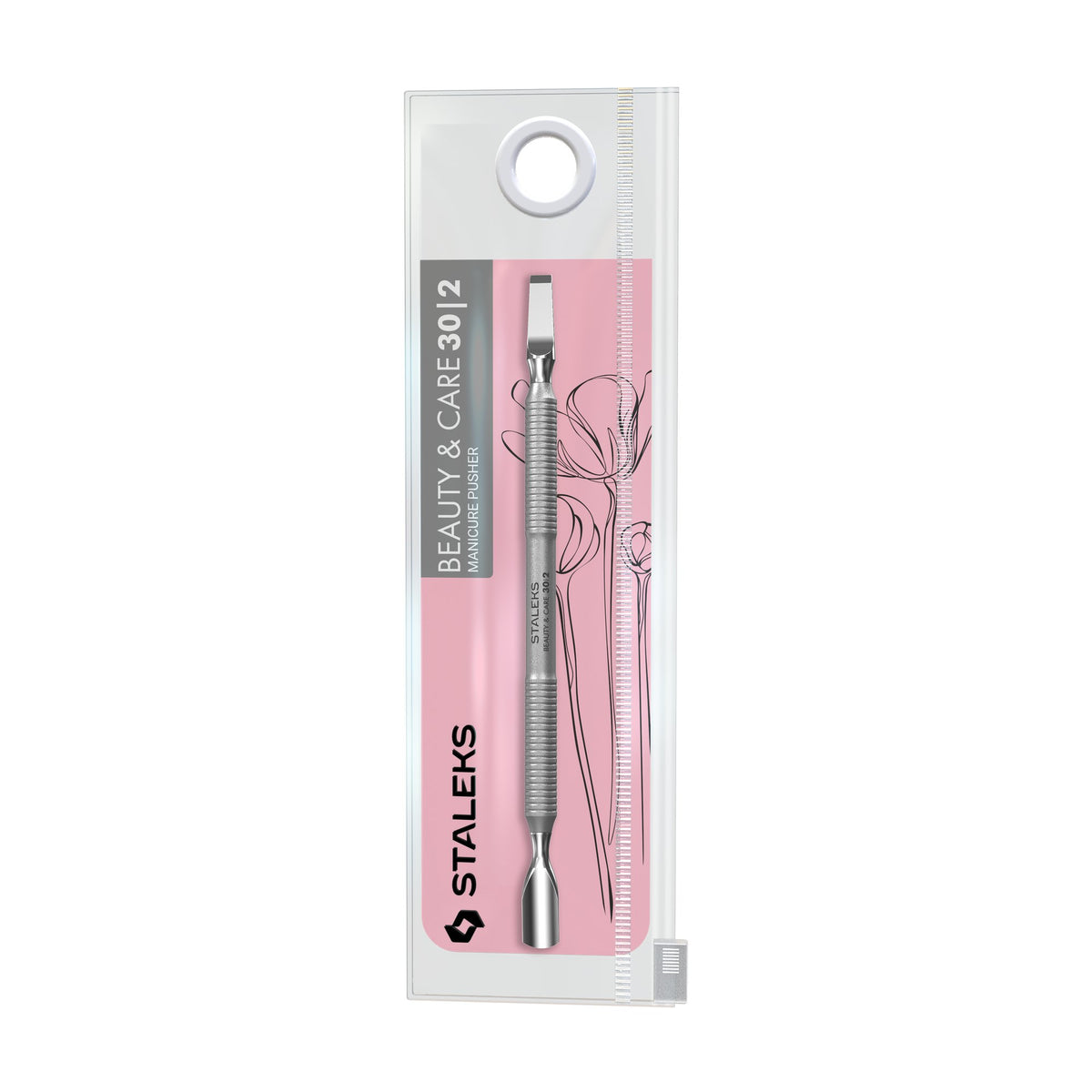 Repujador Estrecho y Paleta Recta Staleks Beauty & Care 30 Tipo 2 en su empaque original (6)