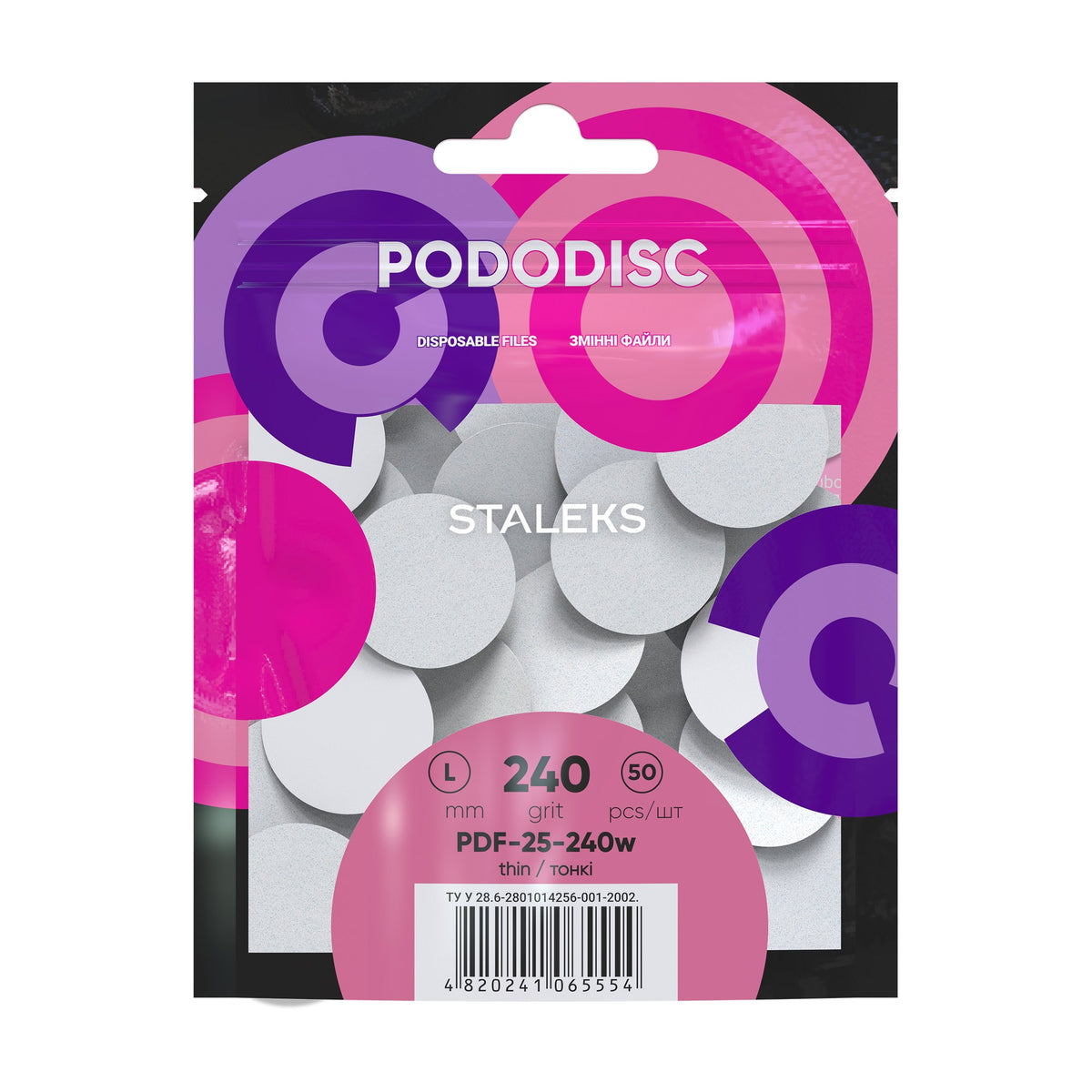 Limas Descartables Pododisco L Staleks Expert — Grano 240