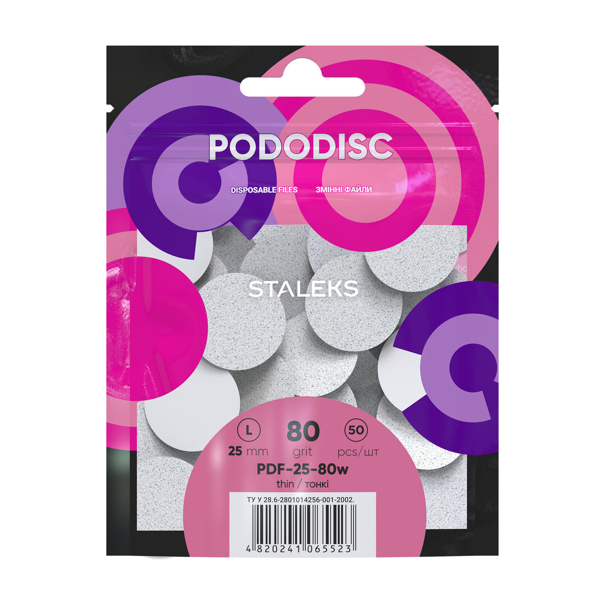 Limas Descartables Pododisco L Staleks Expert — Grano 80