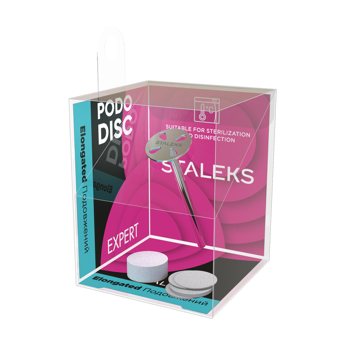 Disco de Pedicura Pododisco XS Alargado Staleks Expert — 10 mm en su empaque original