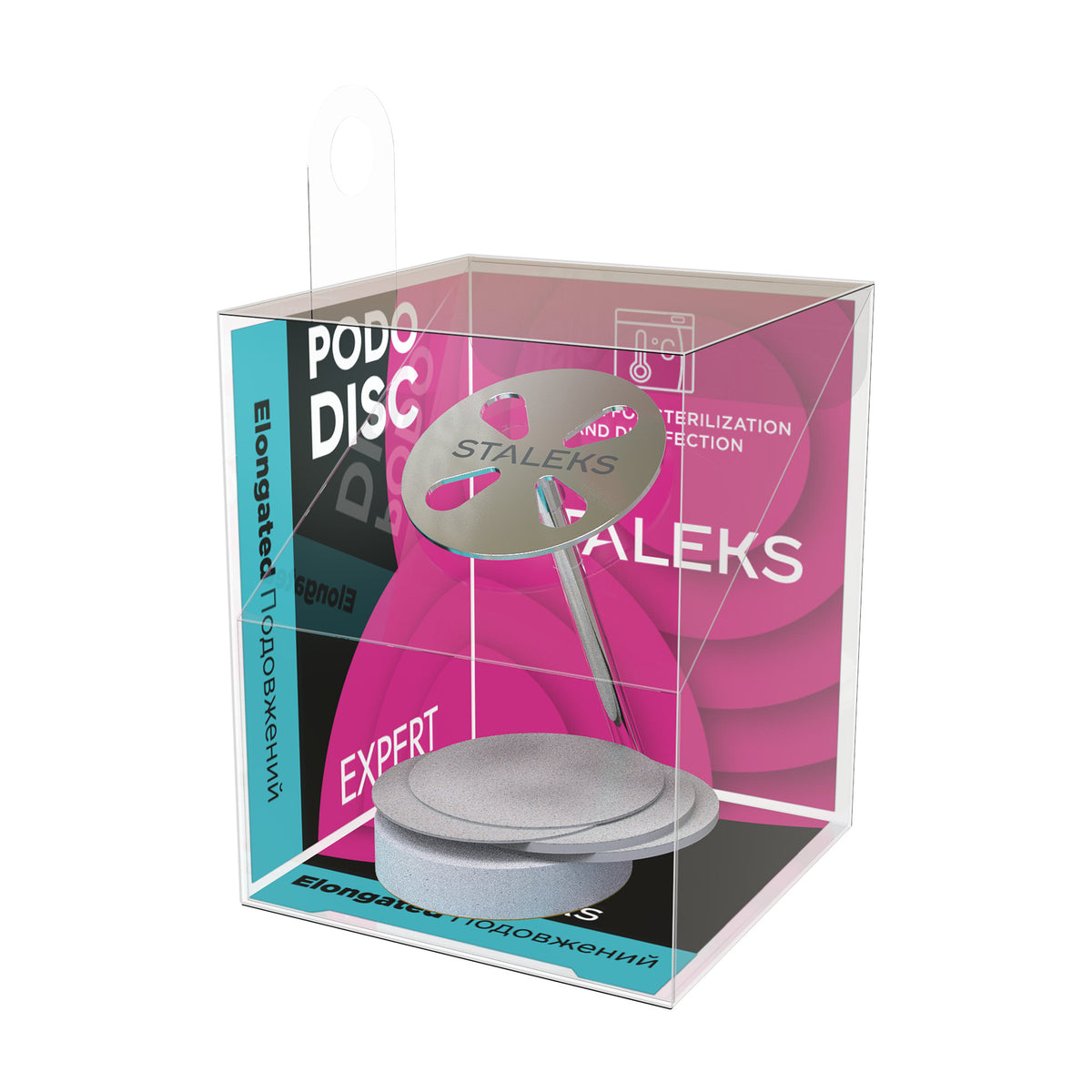 Disco de Pedicura Pododisco M Alargado Staleks Expert — 20 mm en su empaque original