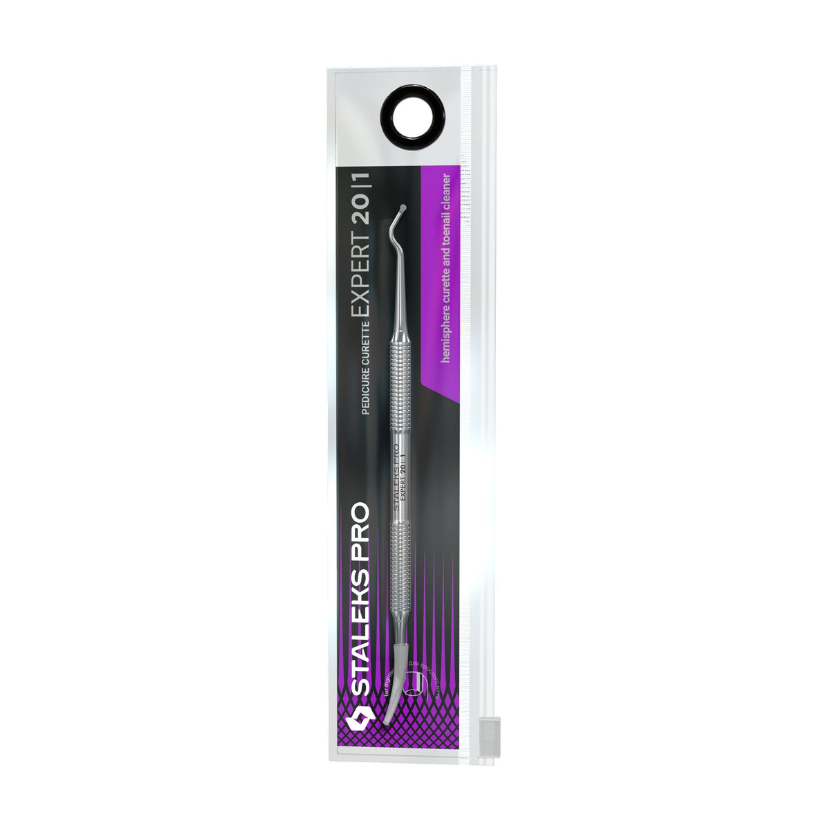 Cureta Hemisférica con Limpiador Staleks Expert 20 Tipo 1 en su empaque original