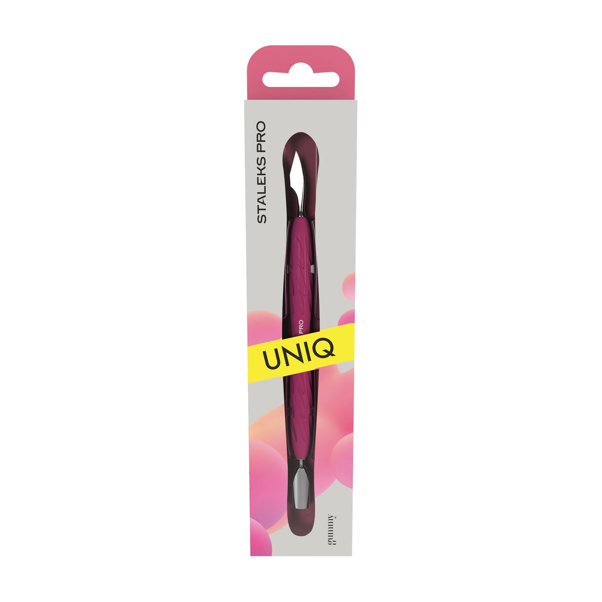 Repujador Gummy Estrecho con Limpiador Staleks Uniq 10 Tipo 3 en su empaque original (9)
