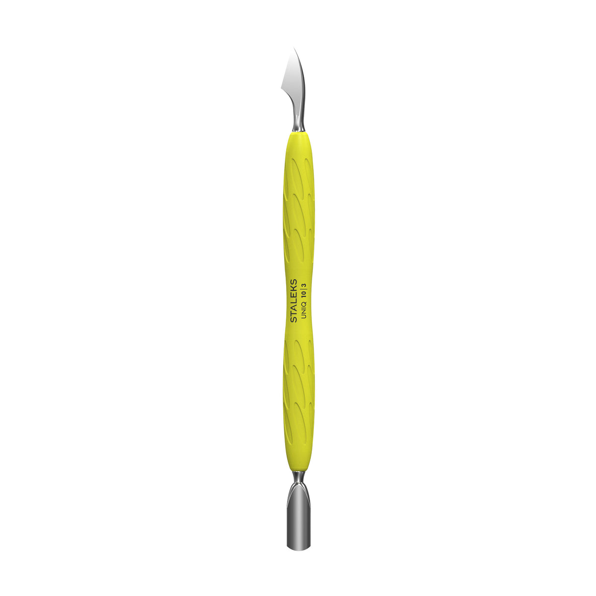 Repujador Gummy con Limpiador Staleks Uniq 10 Tipo 3 — Amarillo