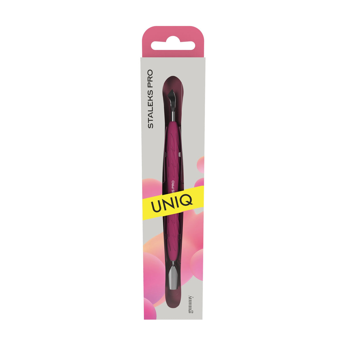 Repujador Gummy Estrecho y Paleta Curva Staleks Uniq 10 Tipo 4.2 en su empaque original (9)