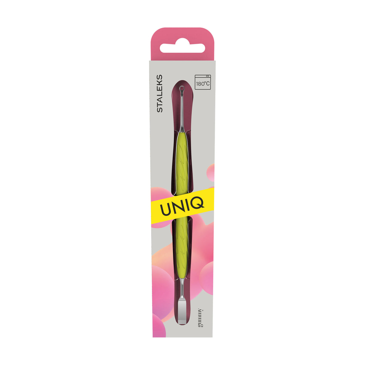 Repujador Gummy Plano Staleks Uniq 11 Tipo 1 — Amarillo en su empaque original