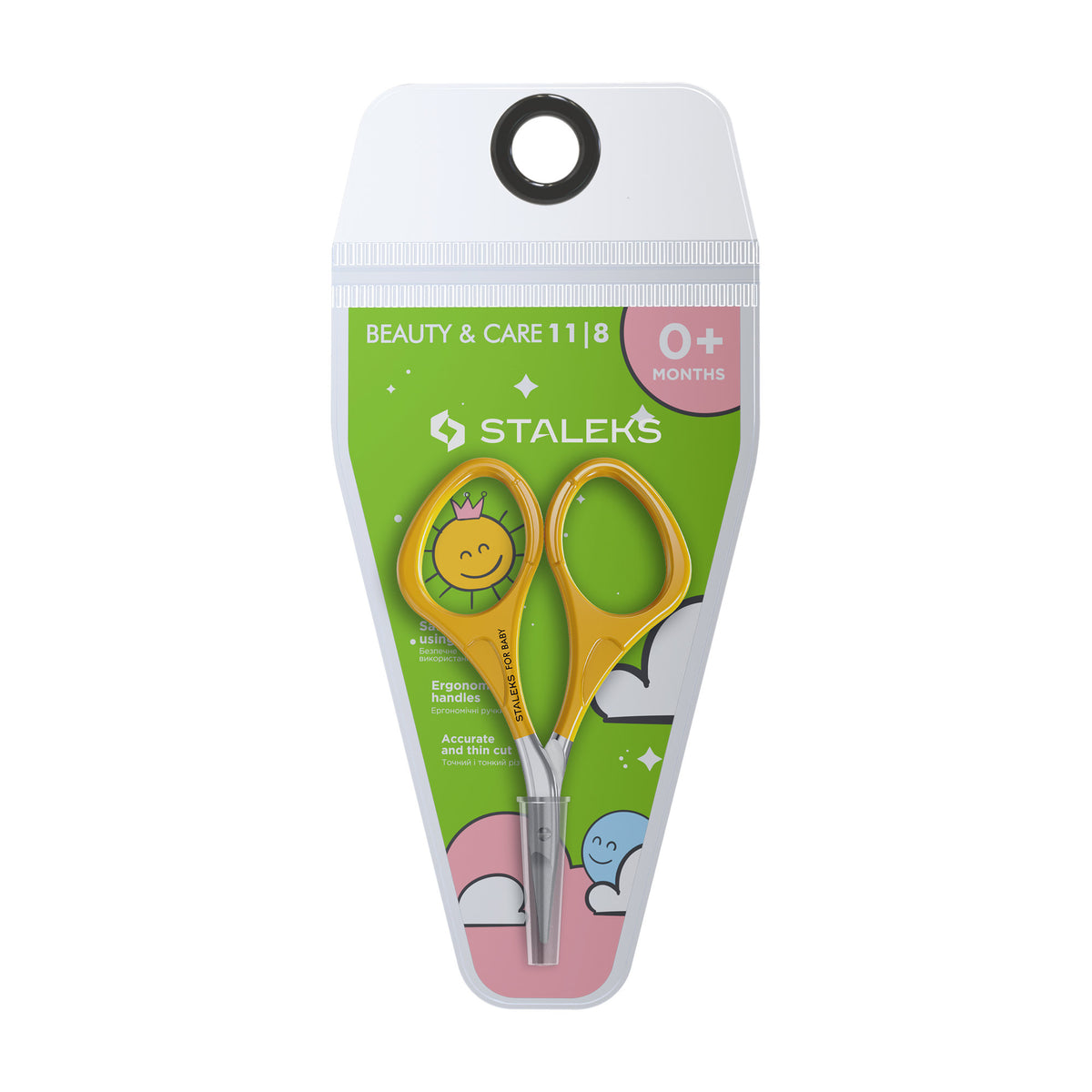 Tijera para Uñas de Bebé Staleks Beauty & Care 11 Tipo 8 — 0+ en su empaque original