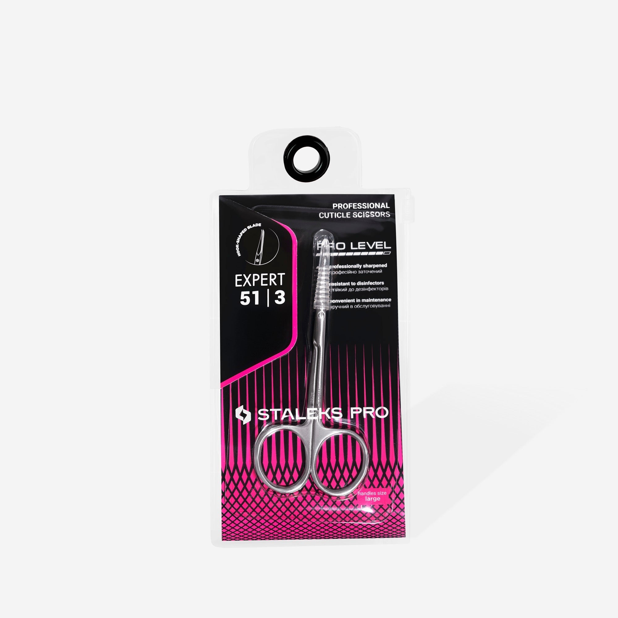 Tijeras profesionales para cutículas con gancho EXPERT 51 TIPO 3