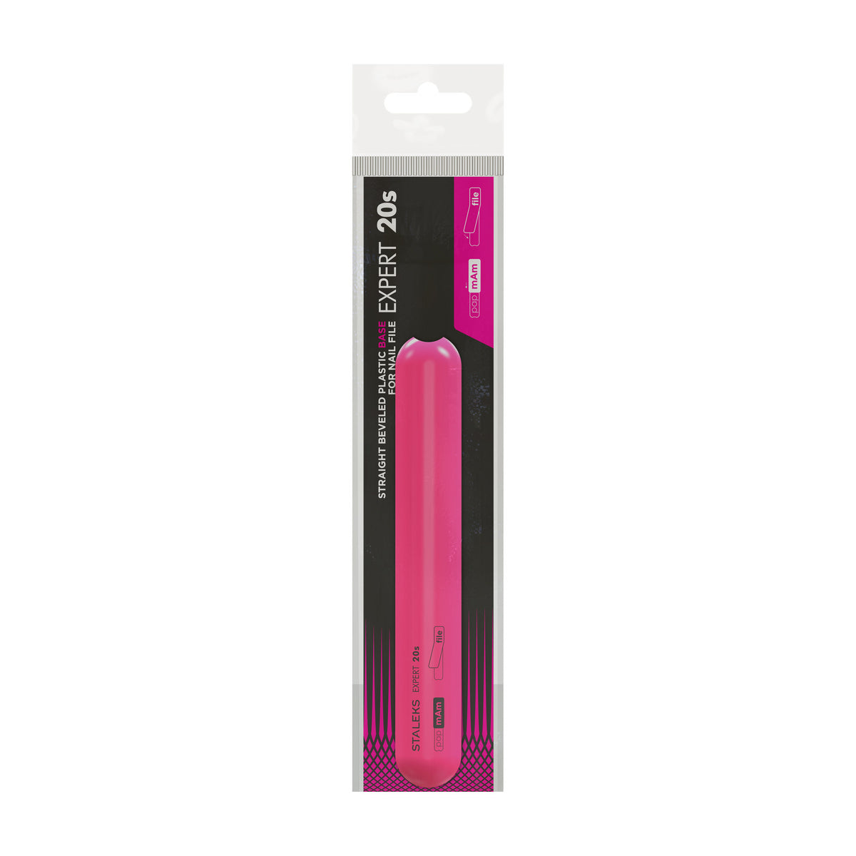 Base Plástica Biselada Recta Staleks Expert 20 — 130 mm en su empaque original